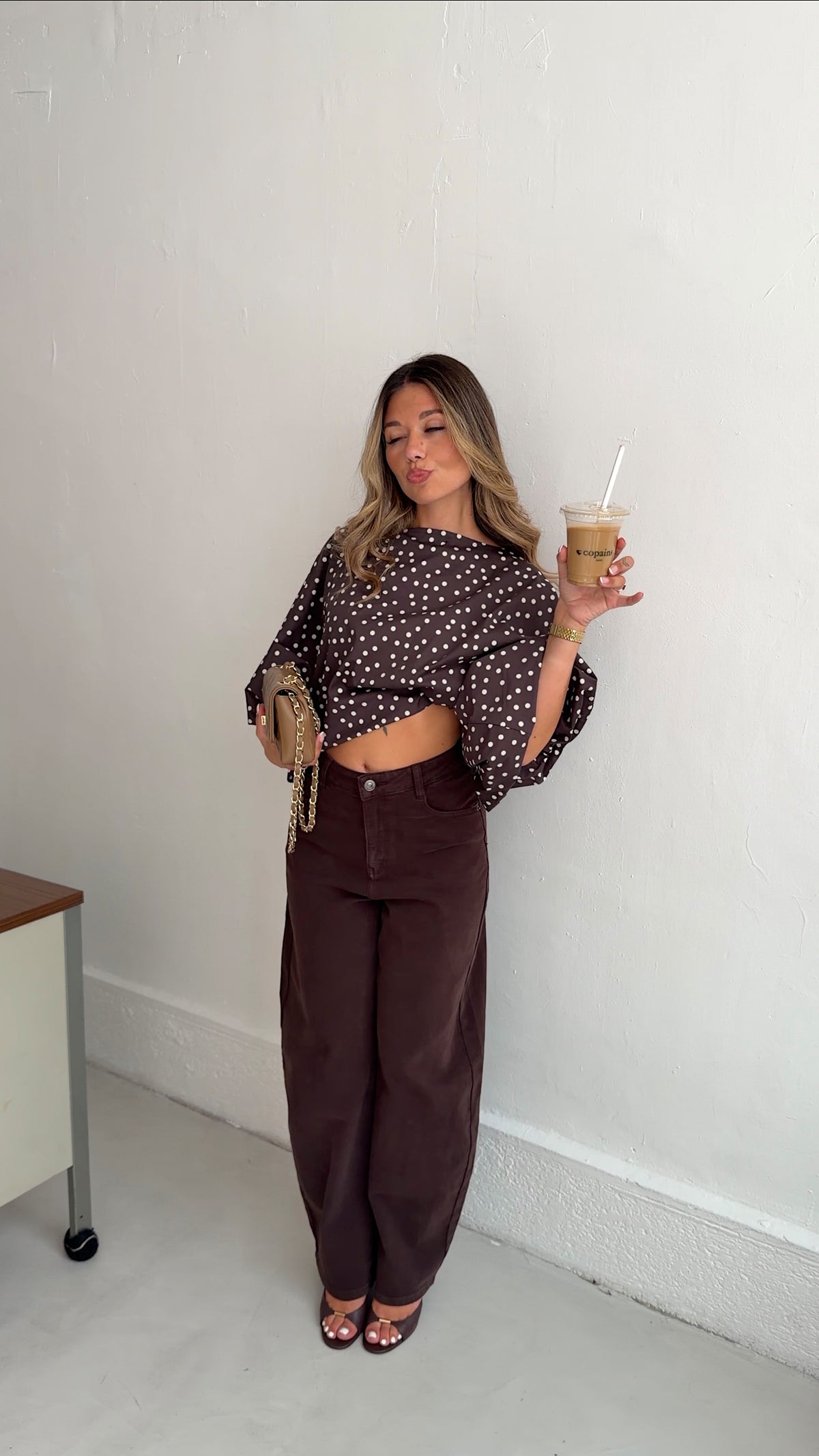 BLOUSE ANAIS - CHOCO