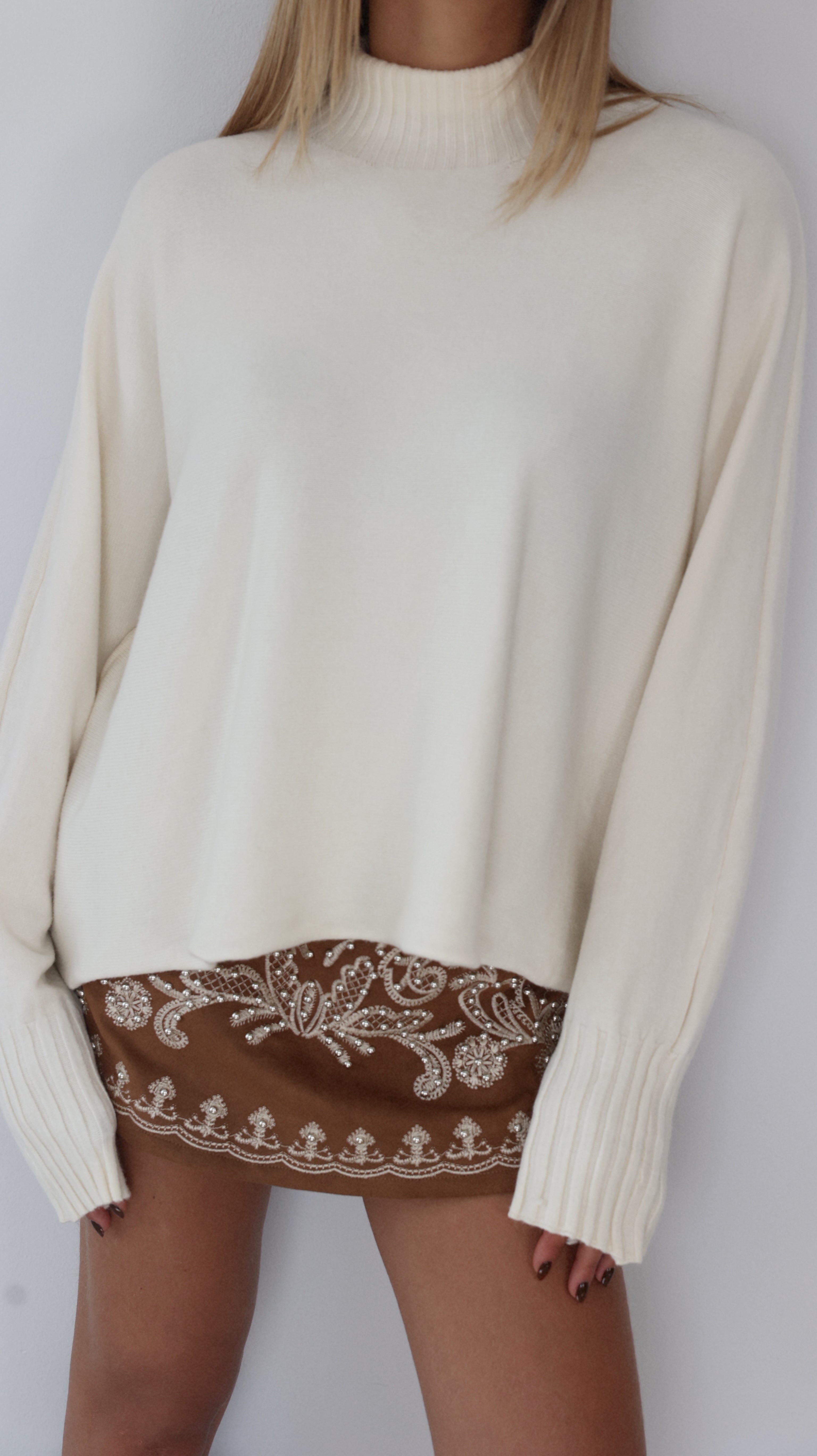 ARIA SWEATER - ECRU