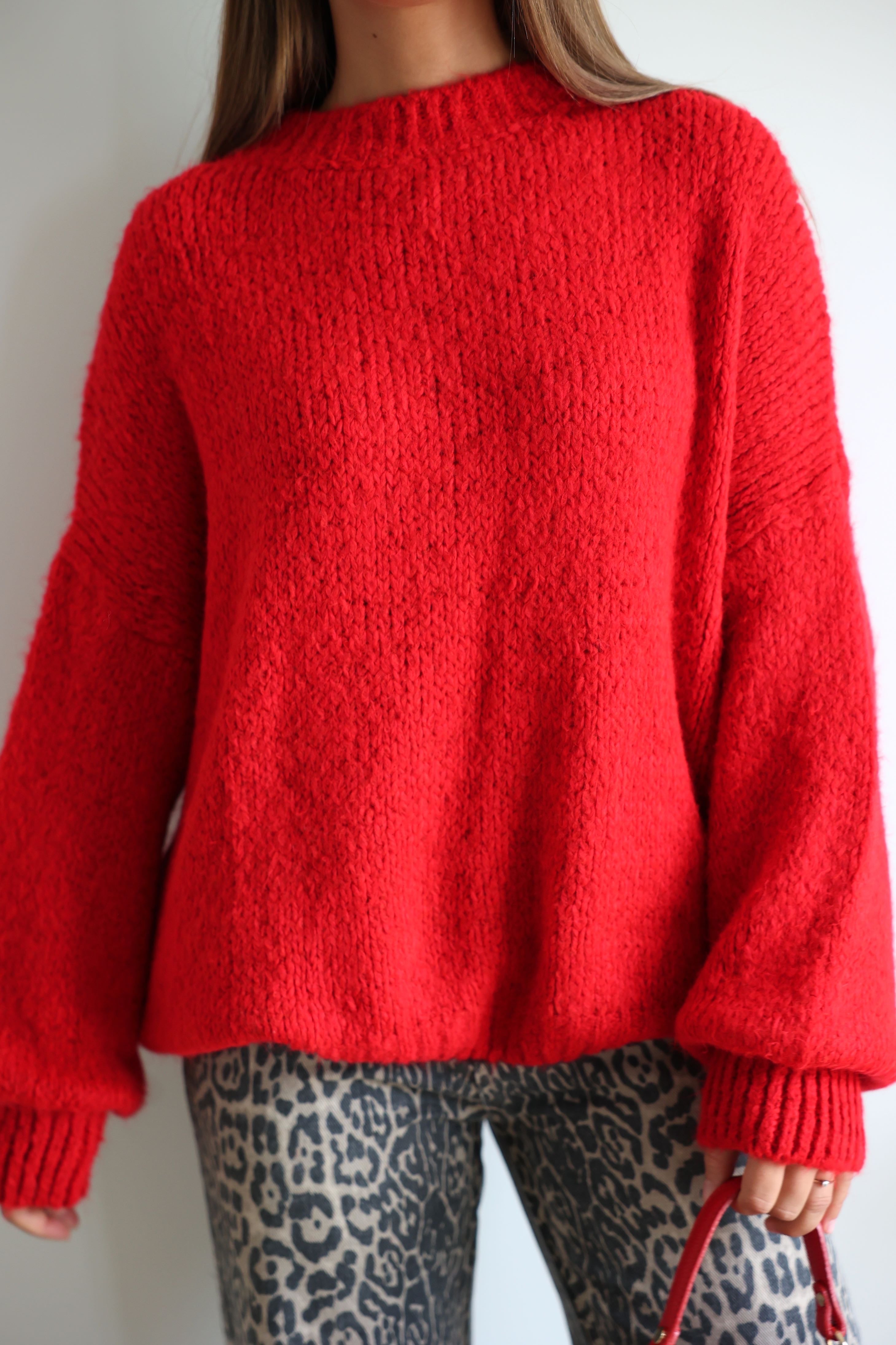 PULL CLOÉ - ROUGE