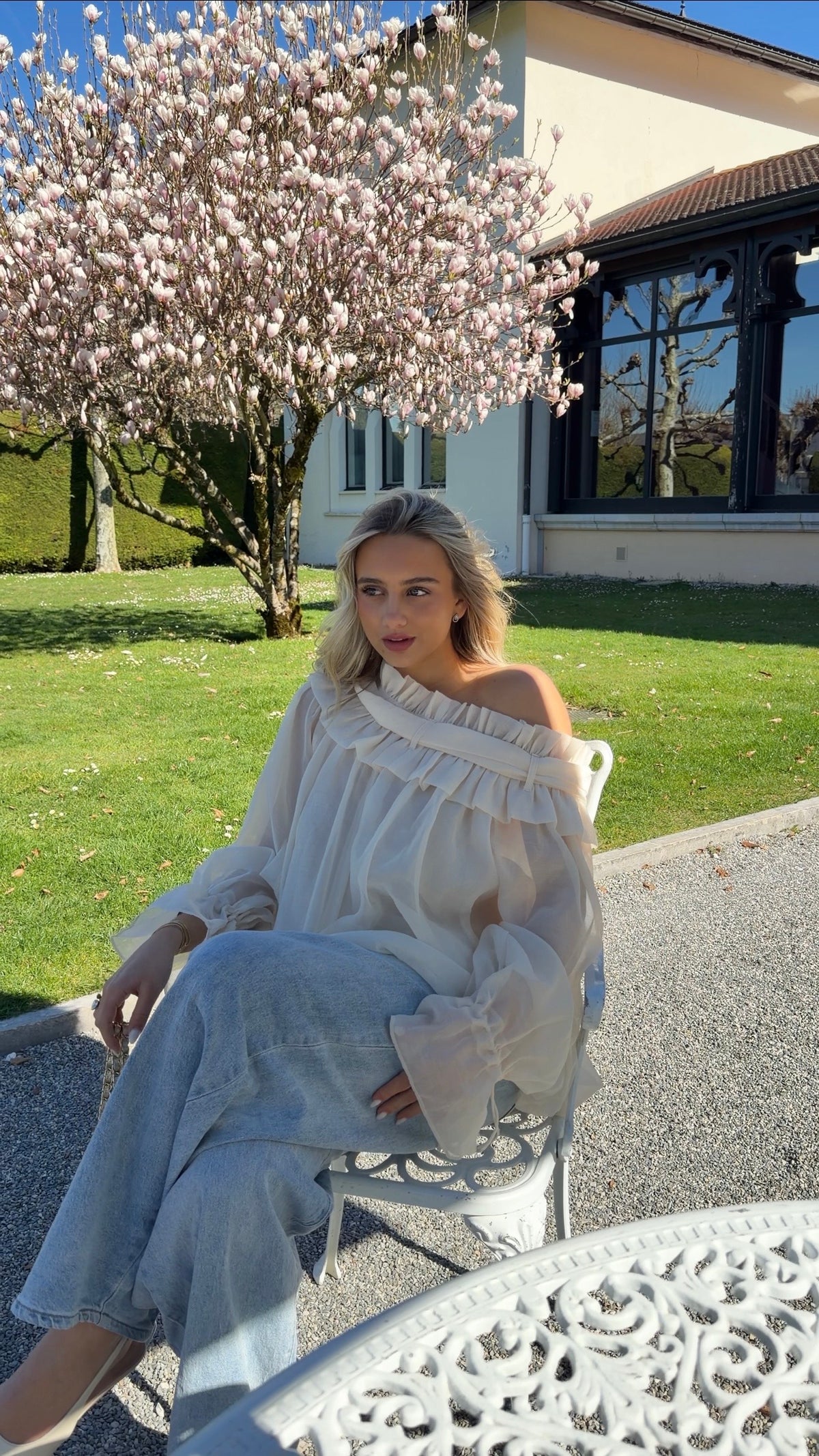 BRIGITTE BLOUSE - ECRU
