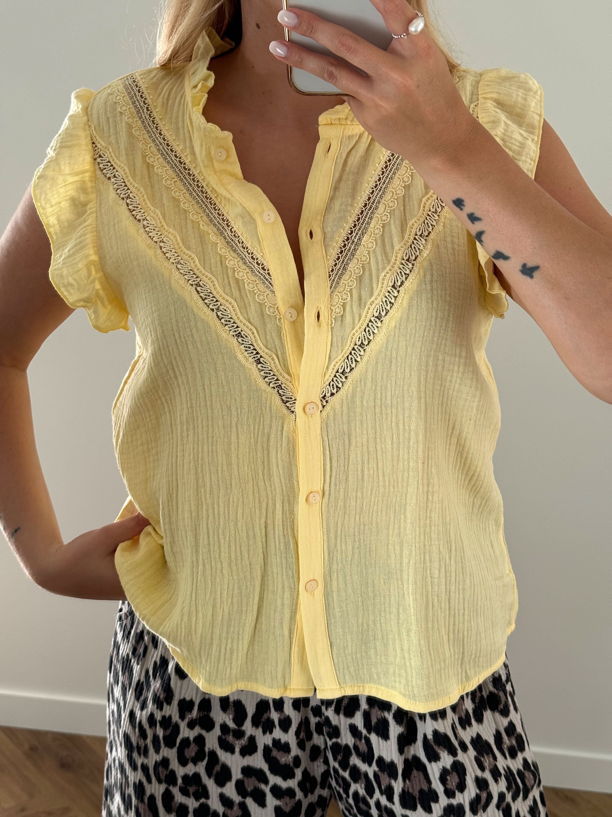 BLOUSE FLAVIA - JAUNE