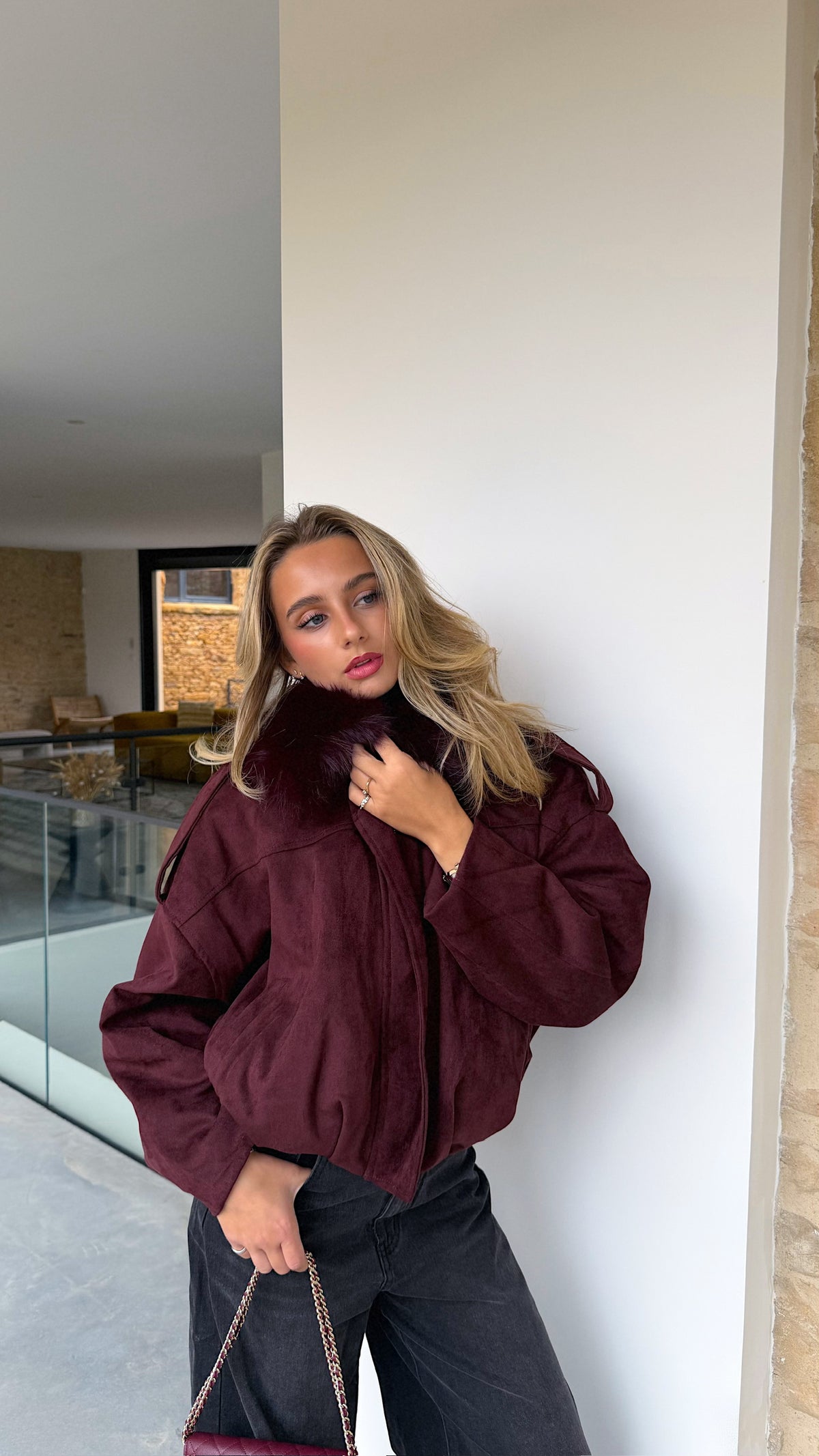 VESTE SOLYNE - BORDEAUX