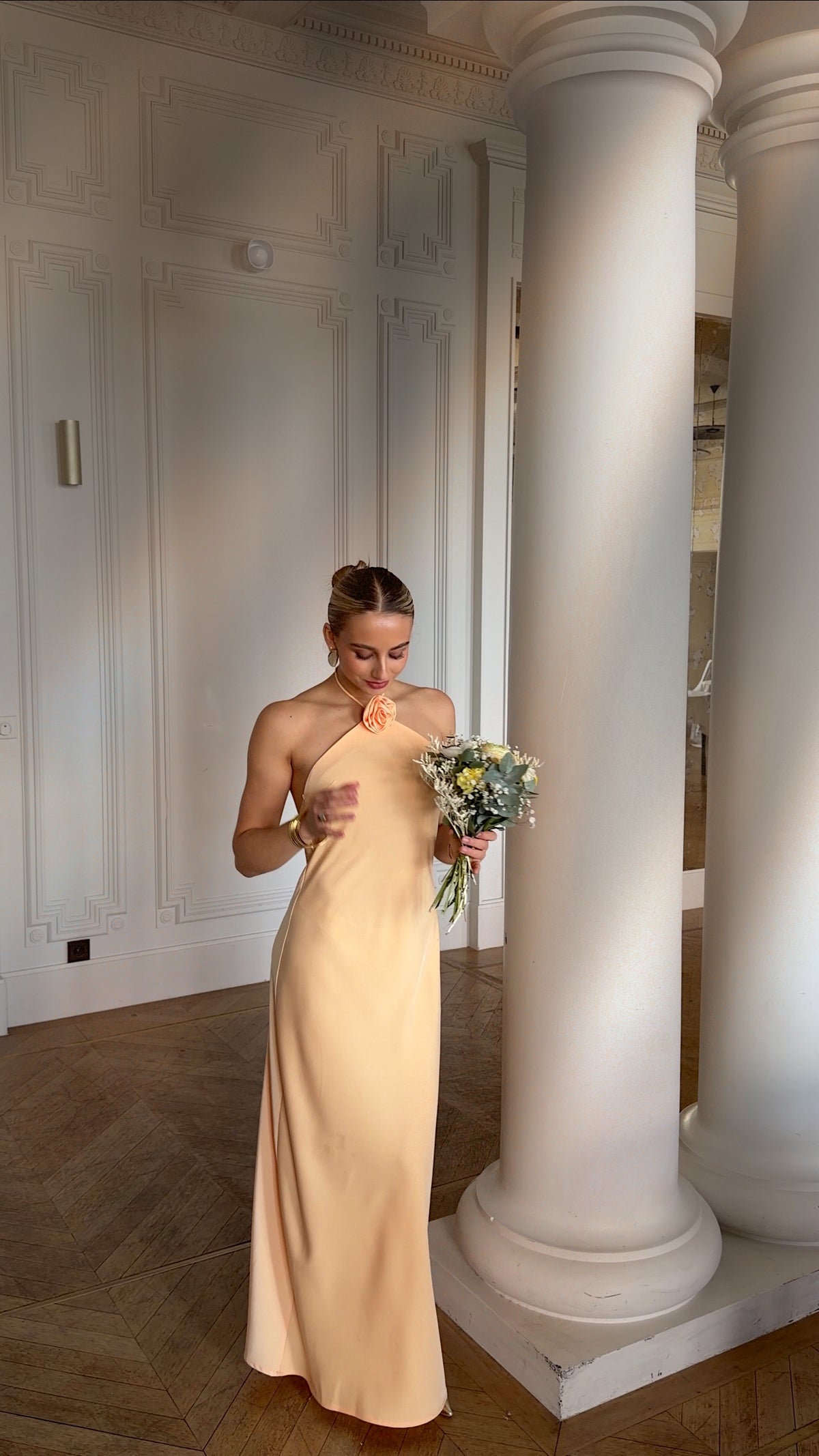 JULIA DRESS - APRICOT