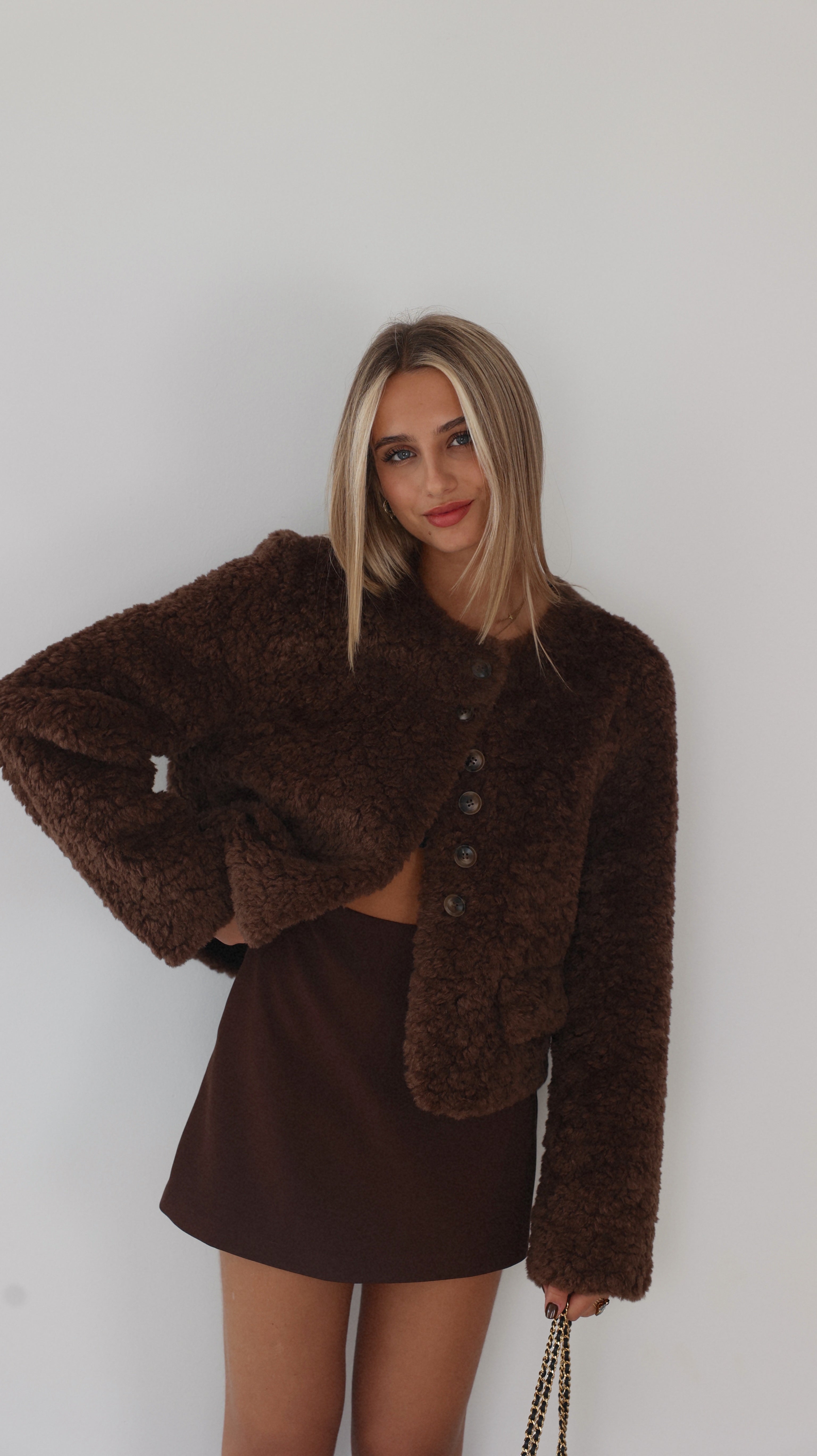 MIREILLE JACKET - CHOCO