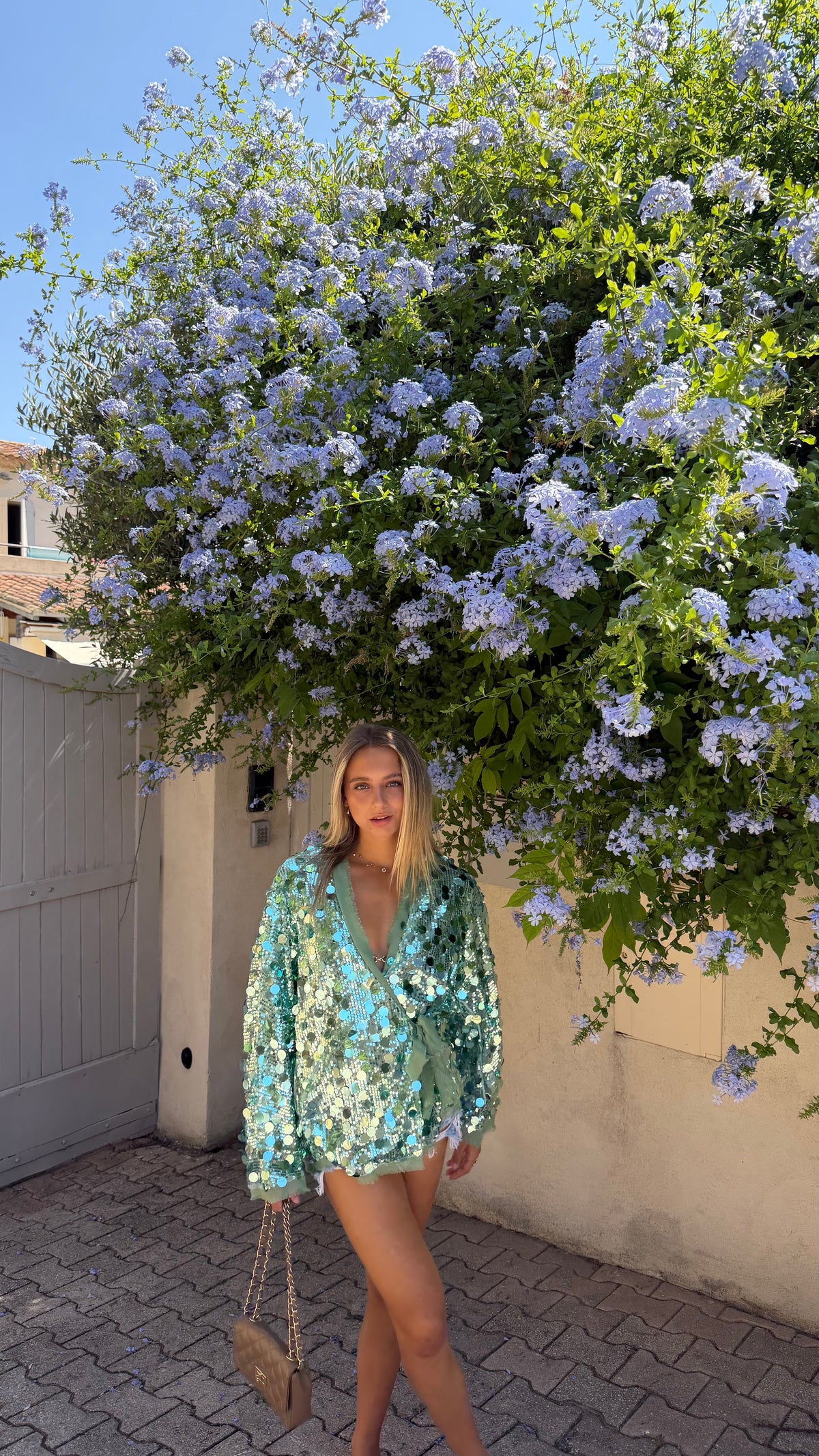 GILET ALICE - TURQUOISE