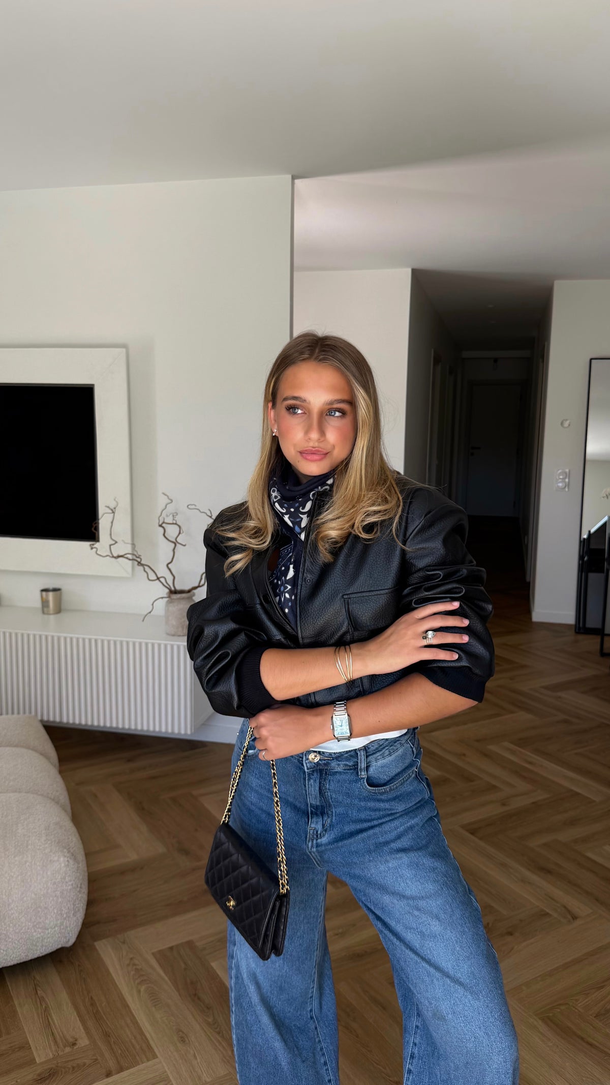 BOMBER ELENA - NOIR