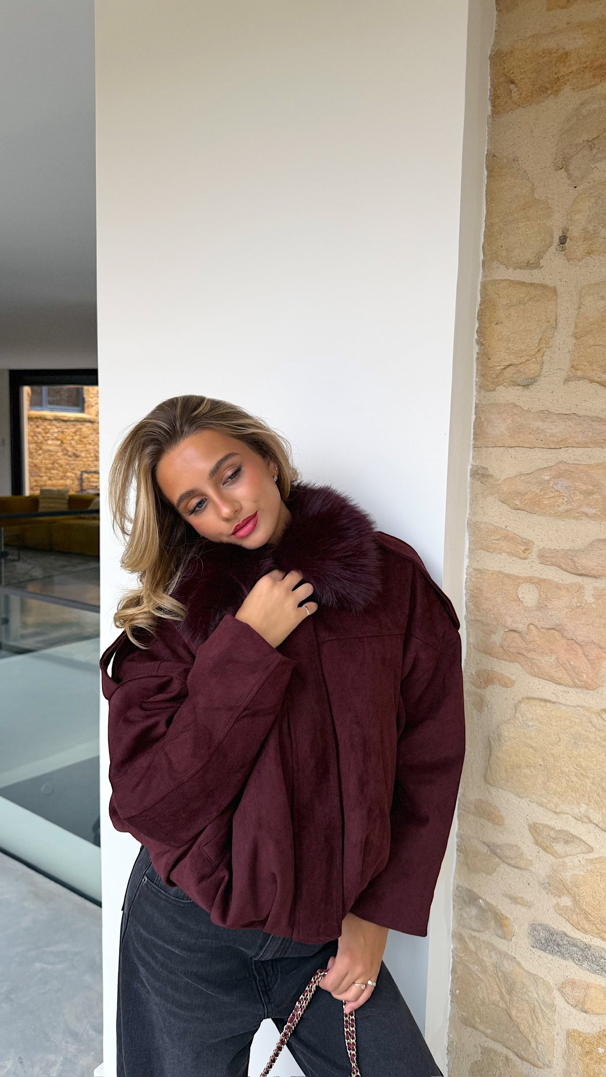 VESTE SOLYNE - BORDEAUX