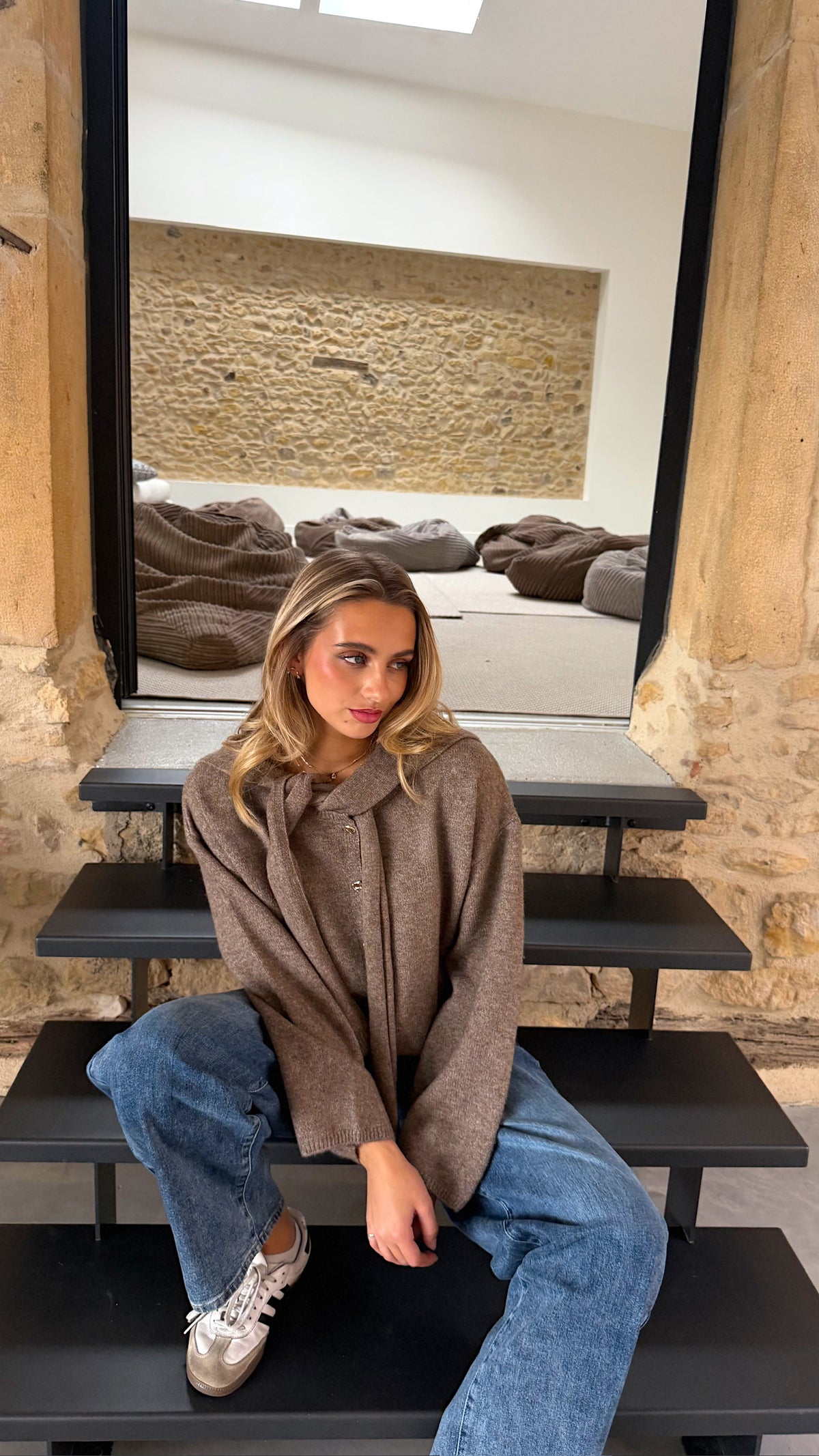 LAURA CARDIGAN - TAUPE