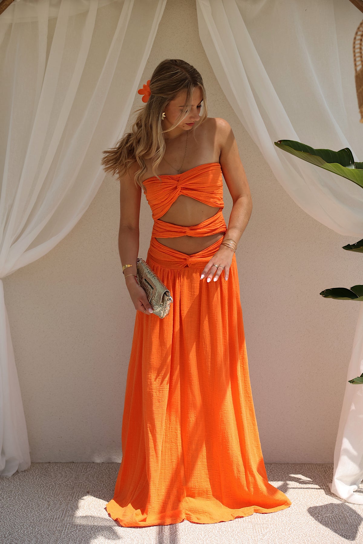 VESTIDO YSÉE - NARANJA
