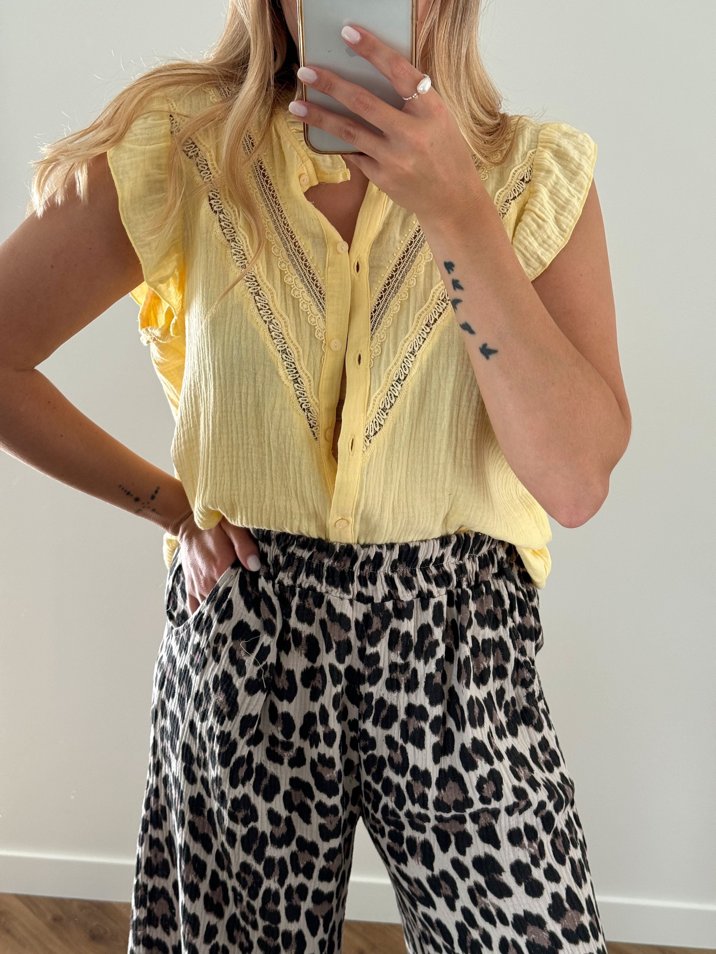 FLAVIA BLOUSE - YELLOW