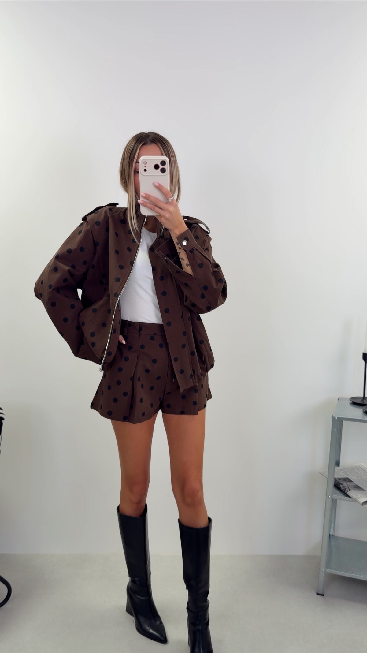 SHORT LOUISE - CHOCO