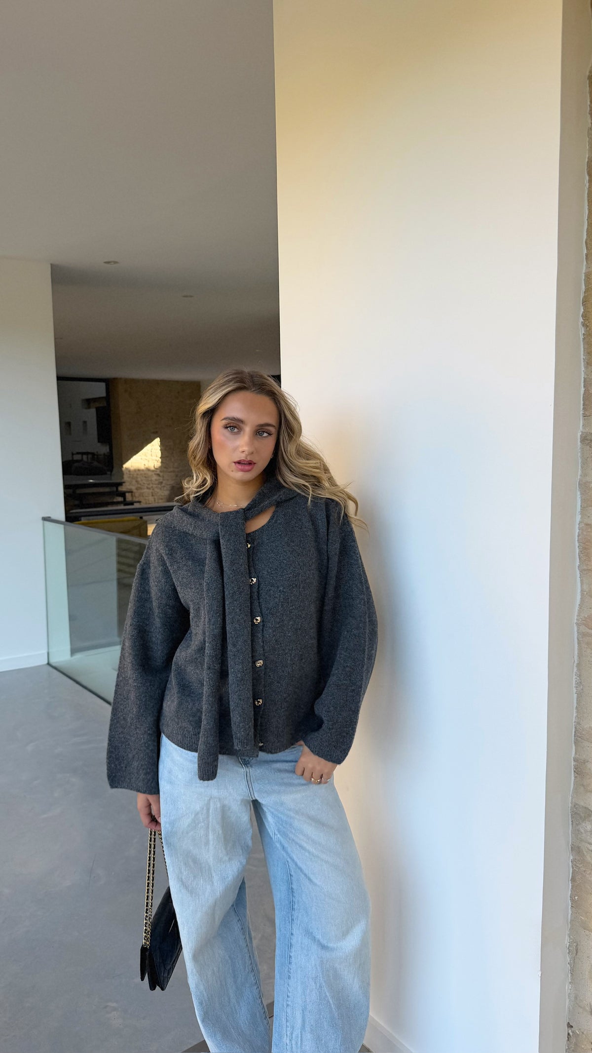 GILET LAURA - GRIS