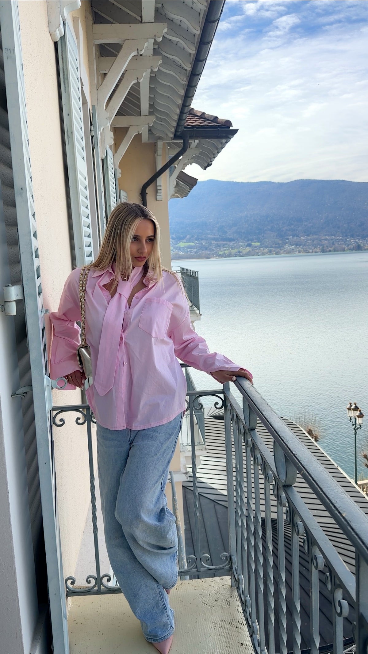 CAMISA CAMILLE - ROSA