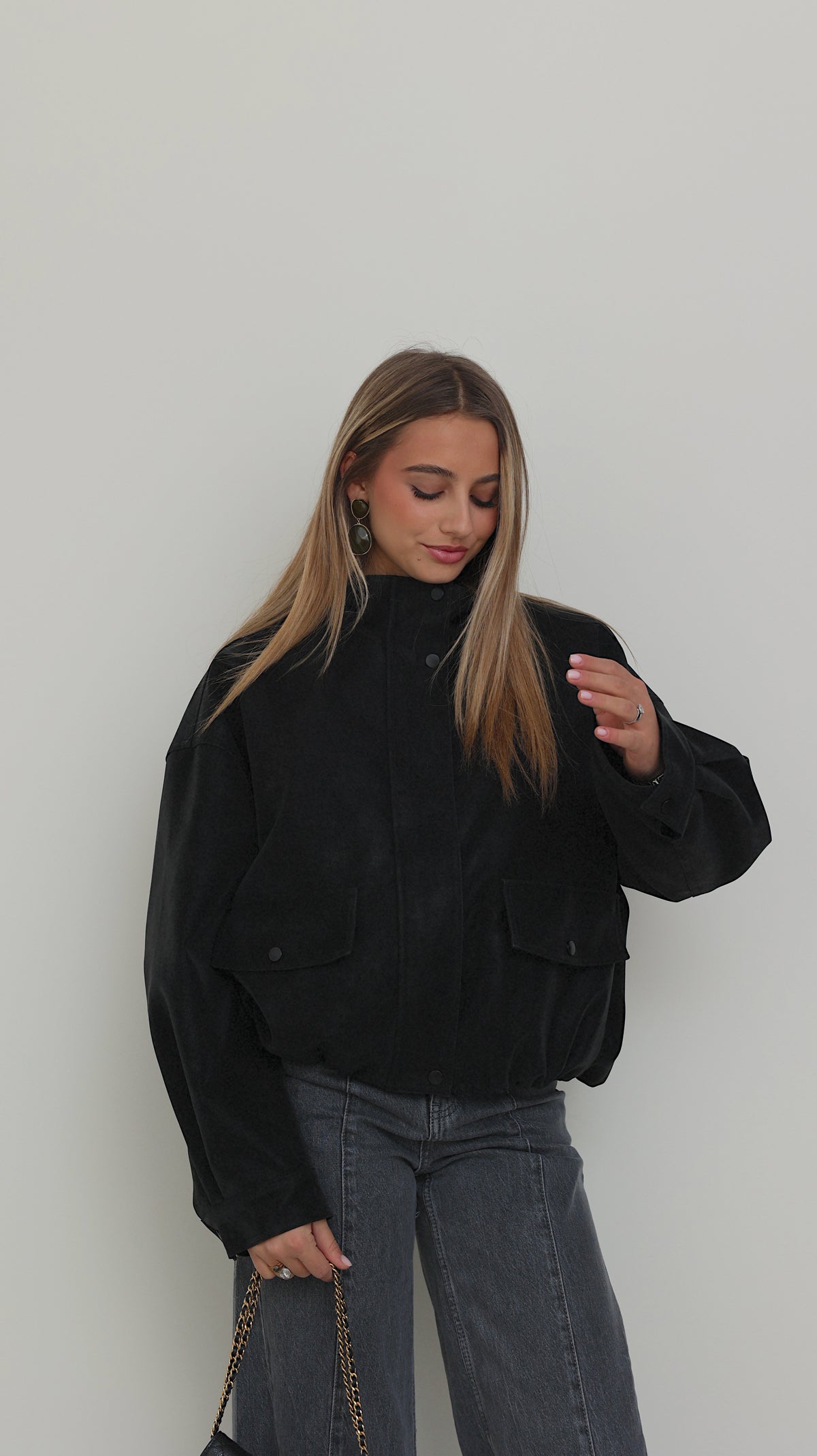 BOMBER MANON - NOIR