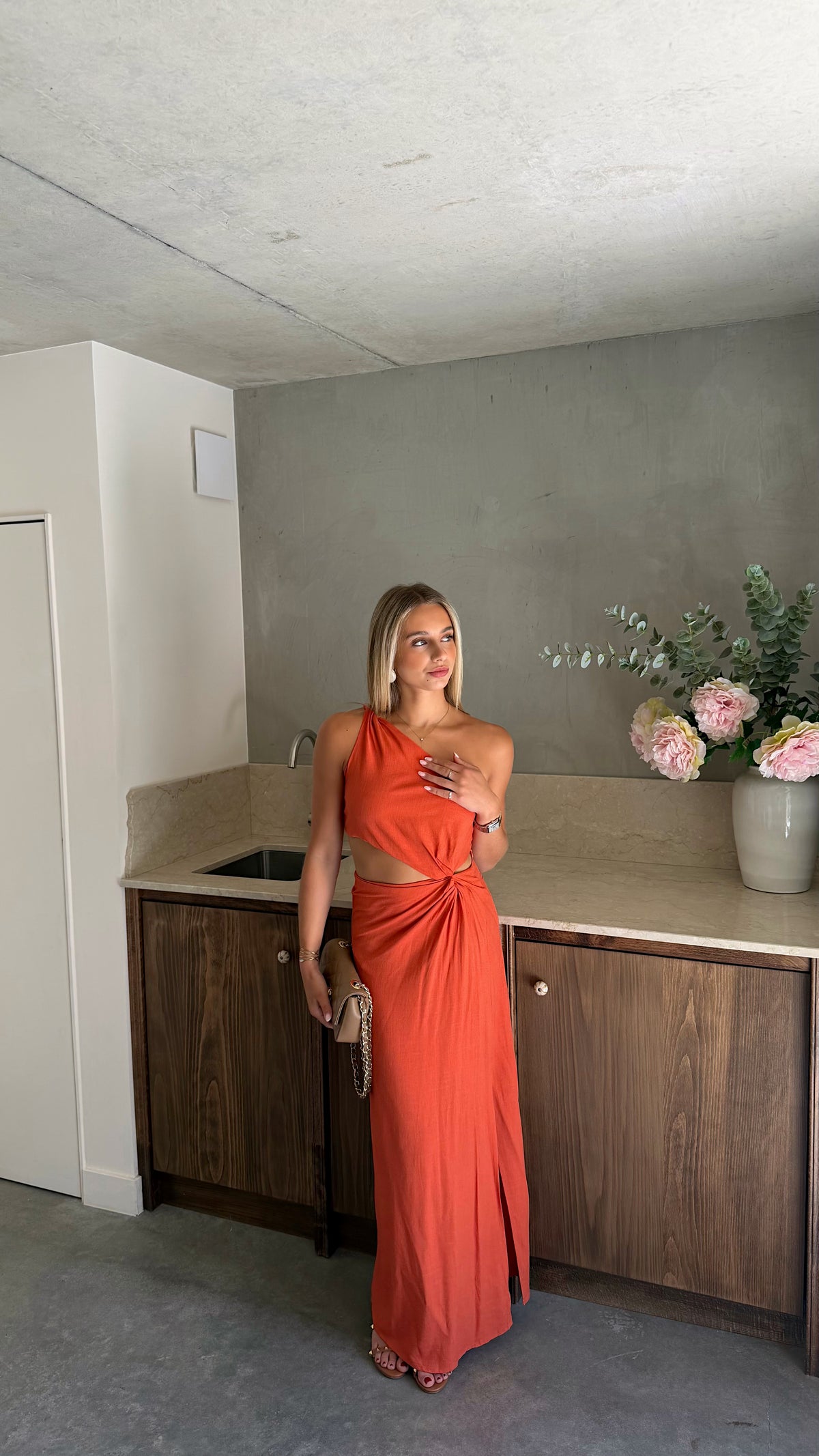 MIRA DRESS - ORANGE