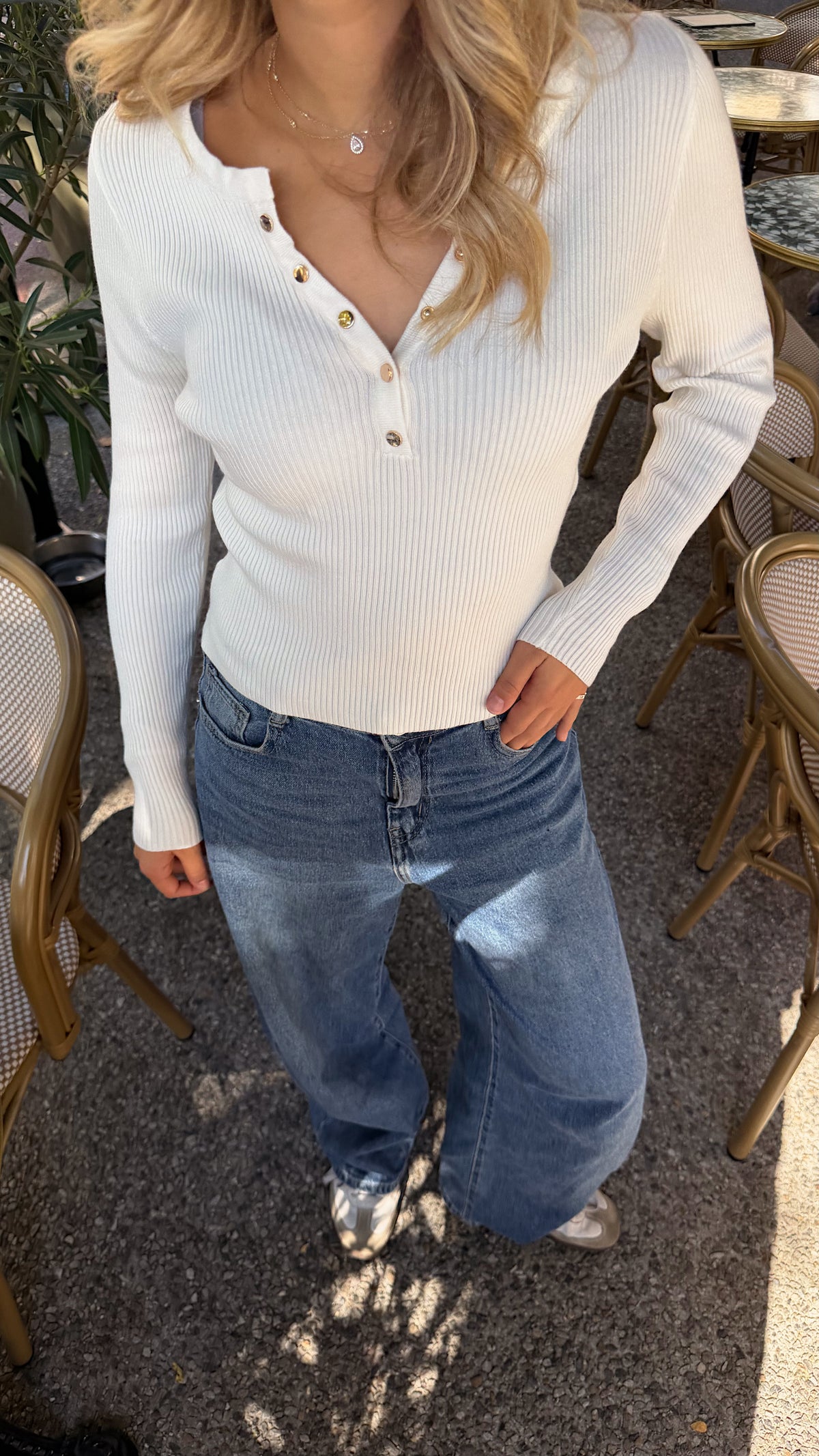 NAOMI TOP - WHITE