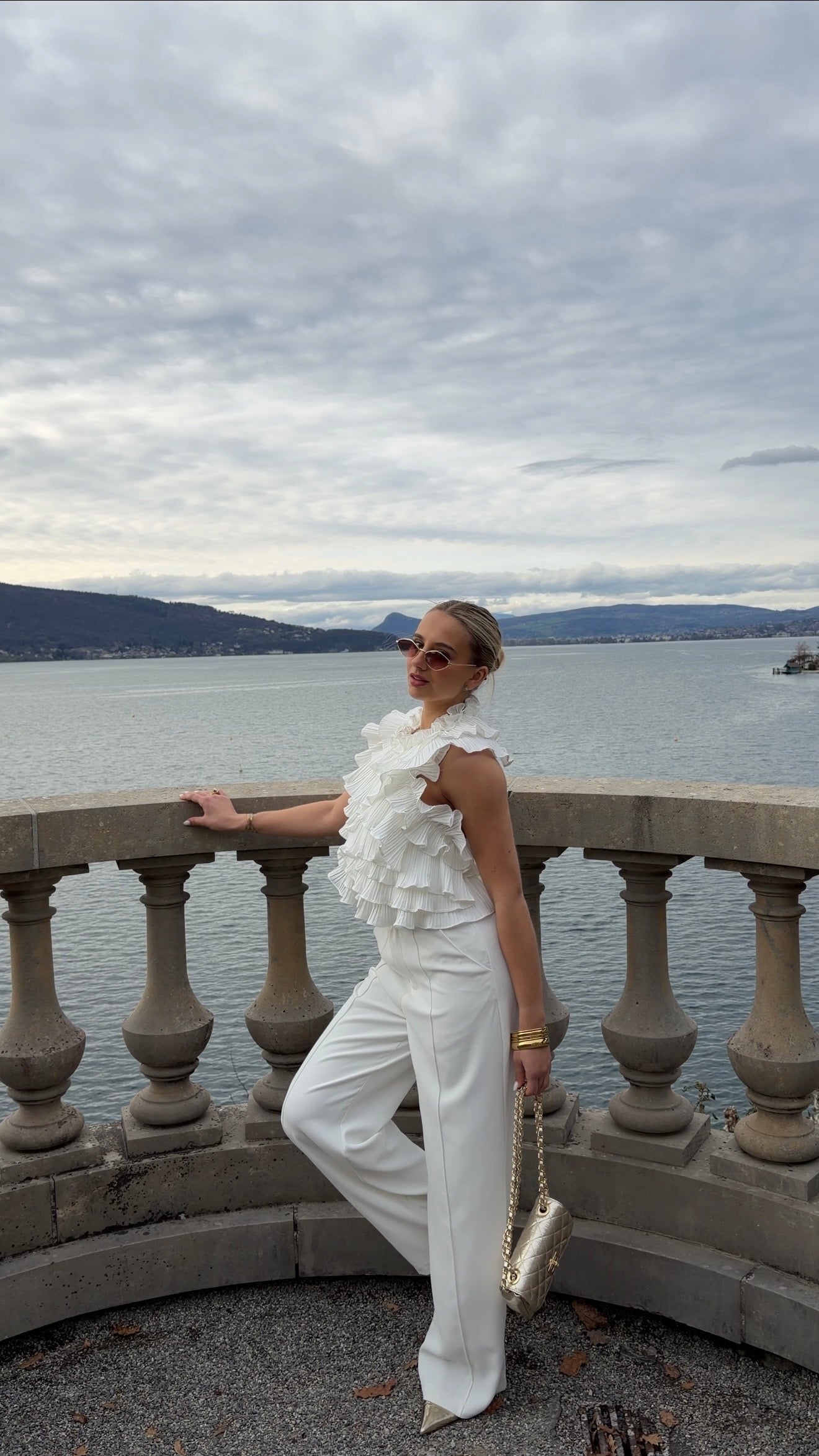 PANTALON TIAGO - BLANC