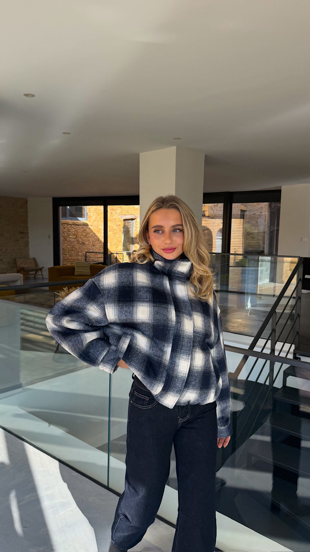 MANTEAU AMELIA - MARINE