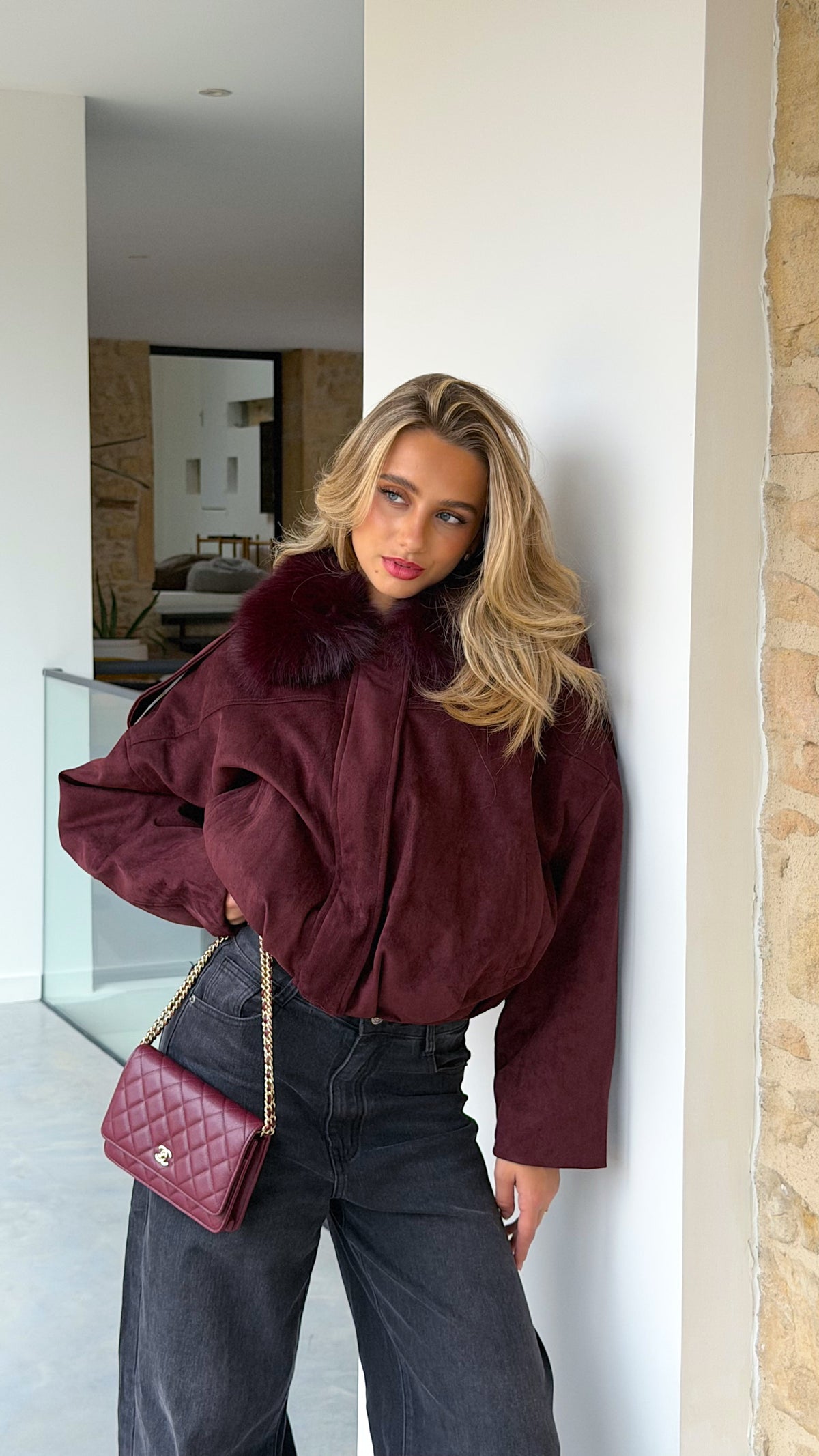 VESTE SOLYNE - BORDEAUX