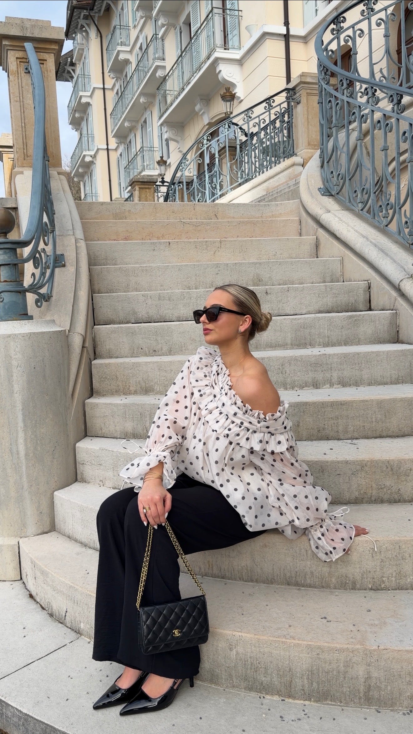BRIGITTE BLOUSE - POLKA DOT
