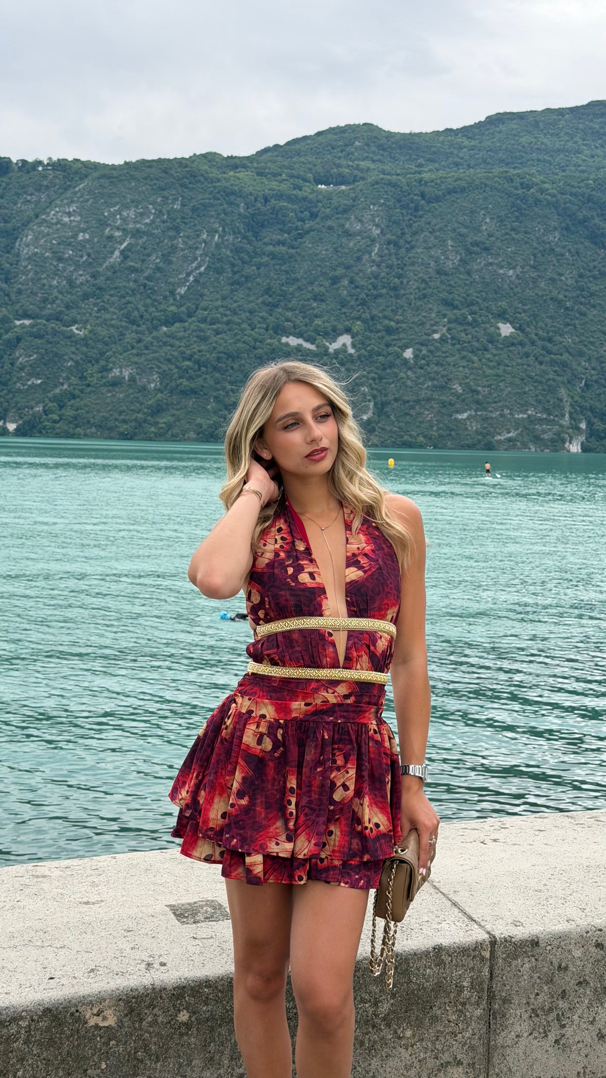 JEHANNE DRESS - BORDEAUX