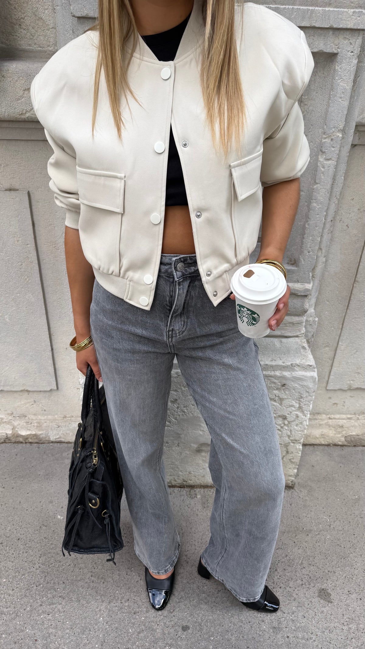 BOMBER ALIZEE - BEIGE