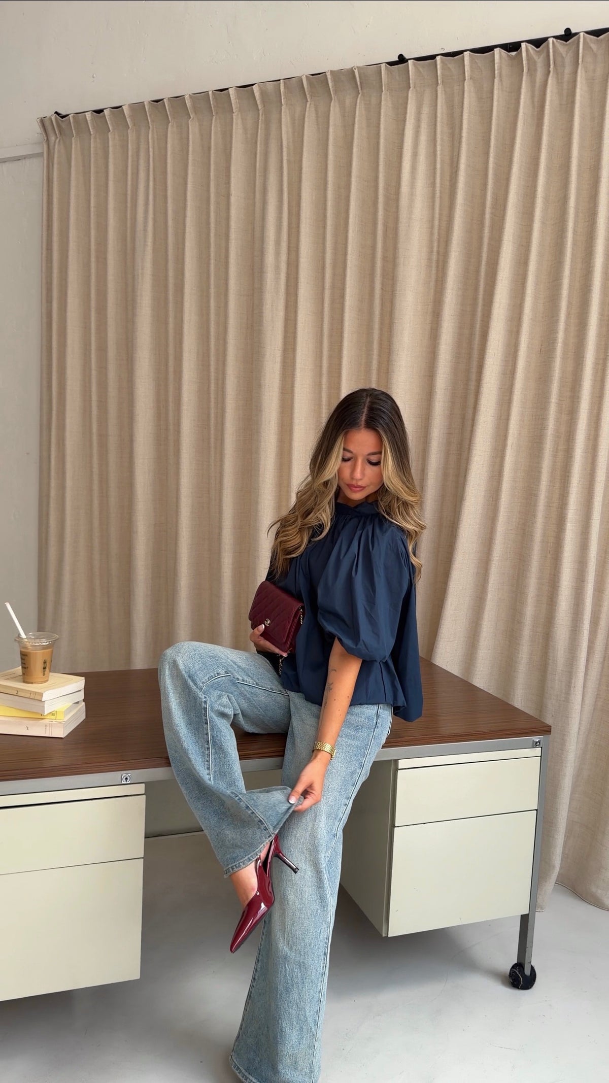 BLOUSE KIARA - MARINE
