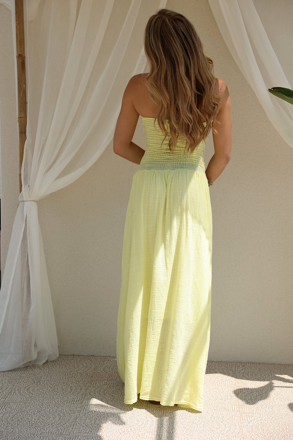 ROBE YSÉE - JAUNE