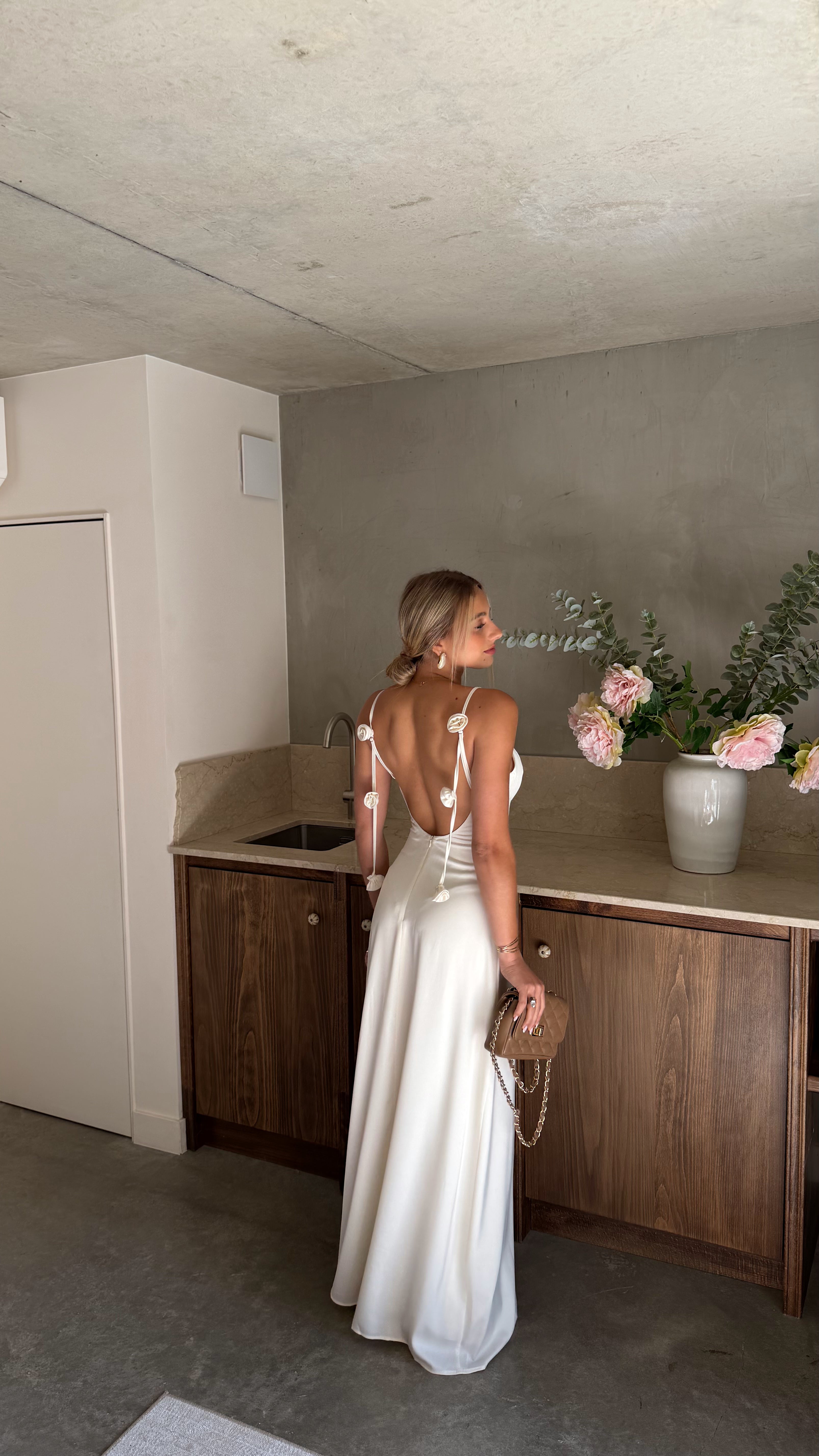 ROBE VALENTINA - BLANC CASSÉ