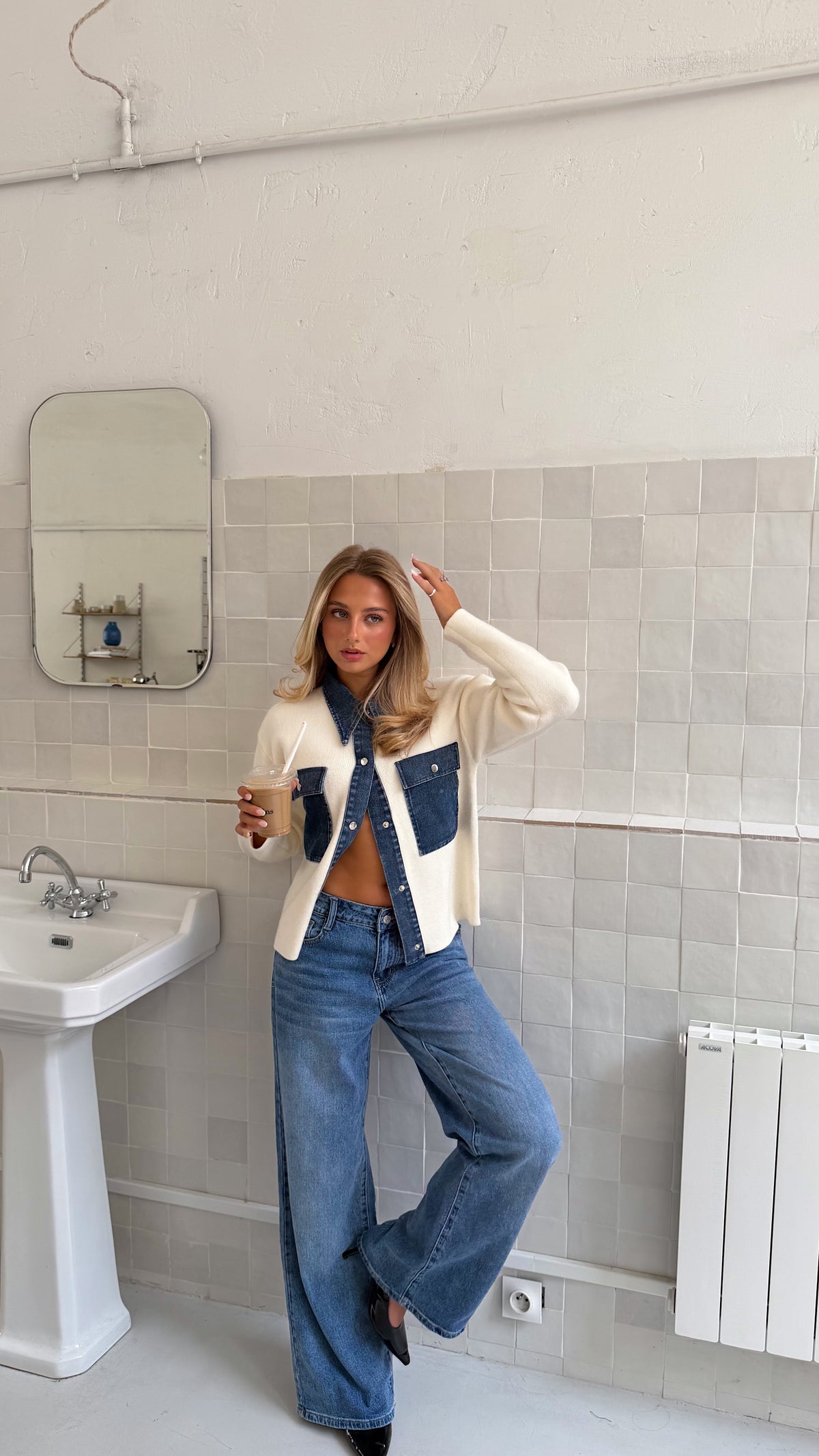 GILET ASTRID - ECRU