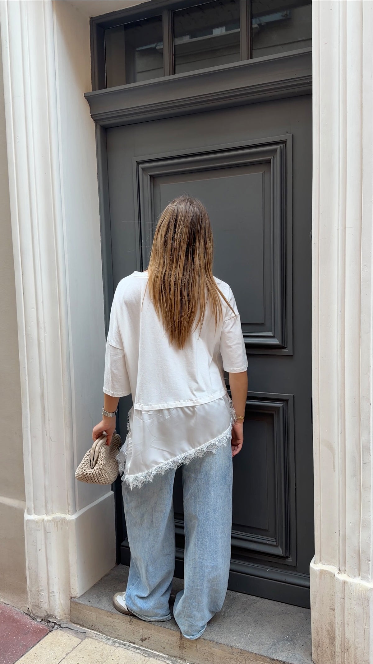 T-SHIRT LISON - BLANC
