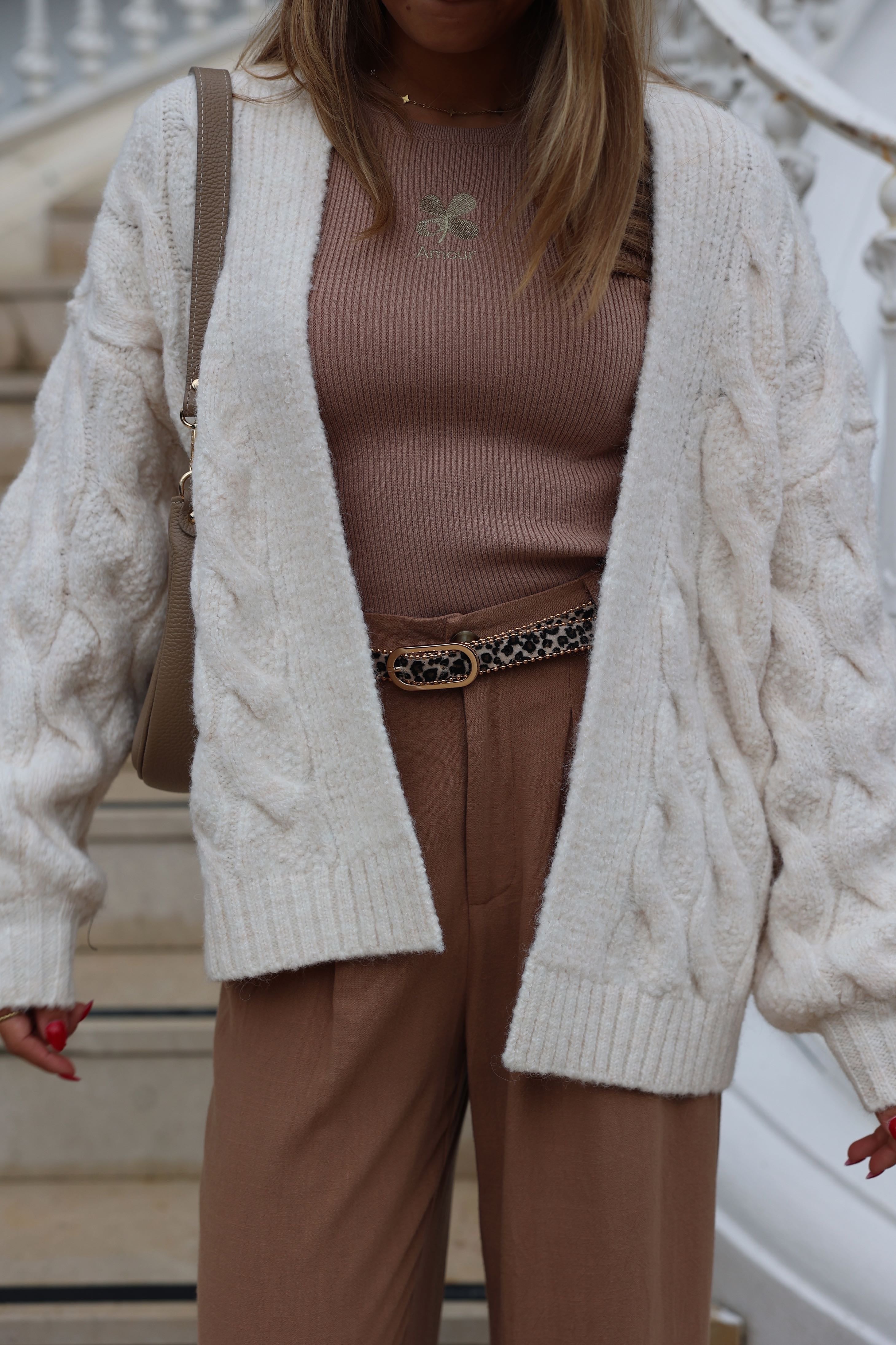 GILET IVANA - BEIGE