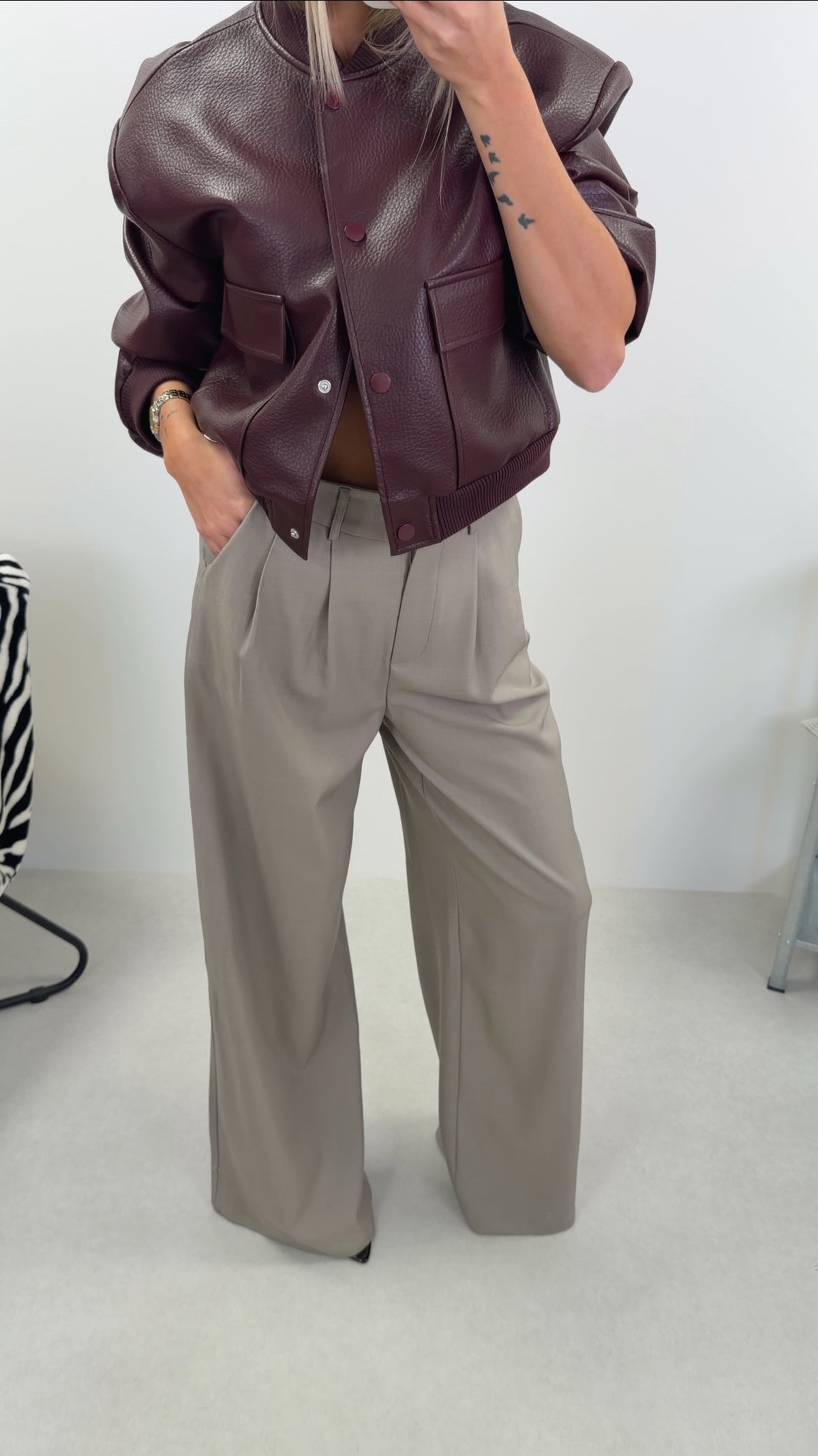 PANTALON NAEL - TAUPE