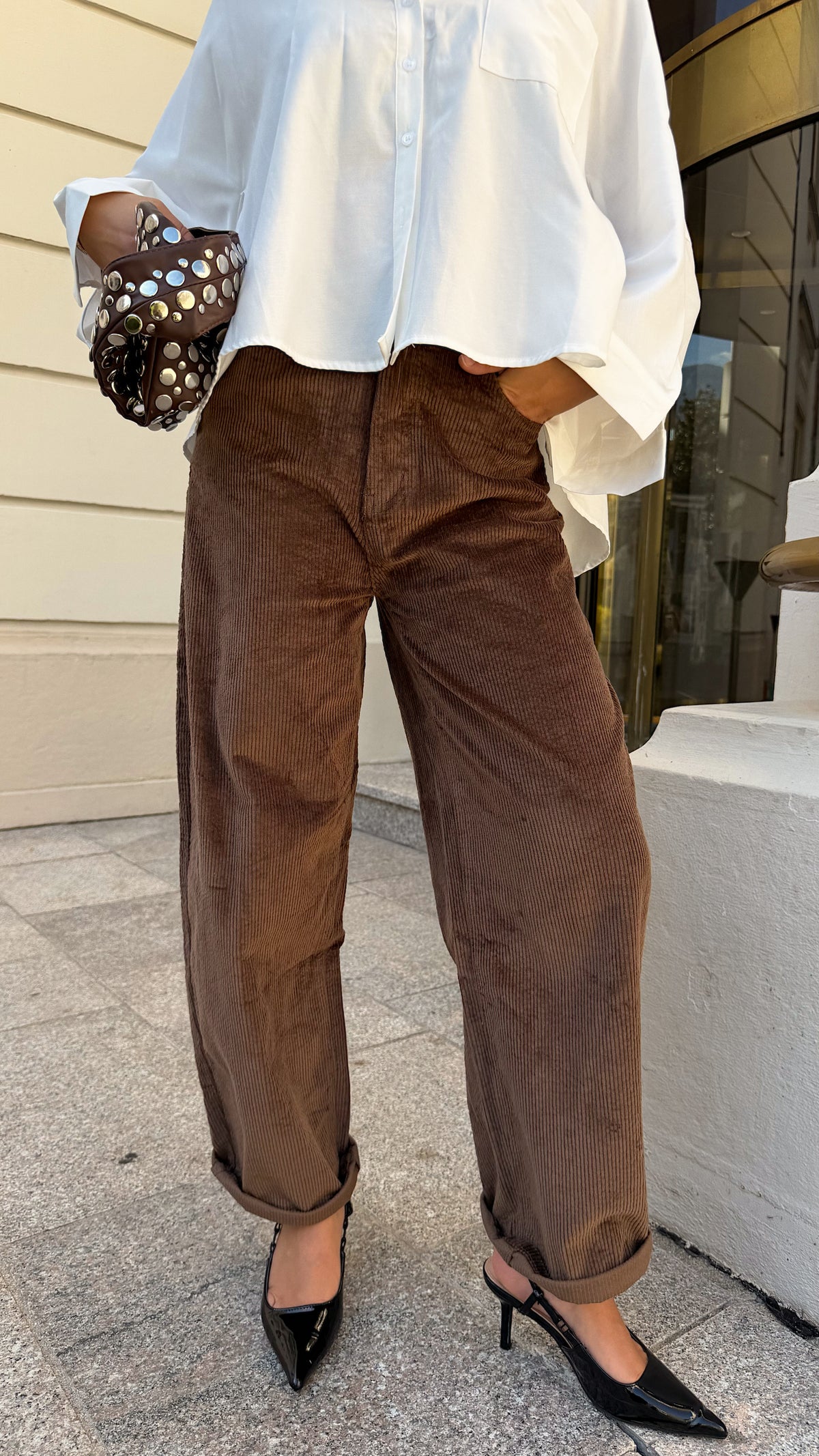 CHRIS TROUSERS - CHOCO