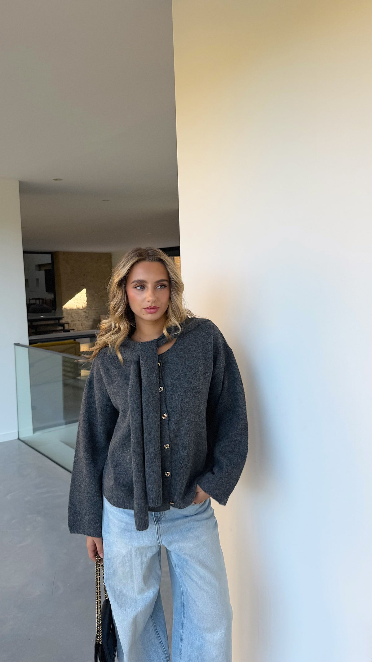 GILET LAURA - GRIS