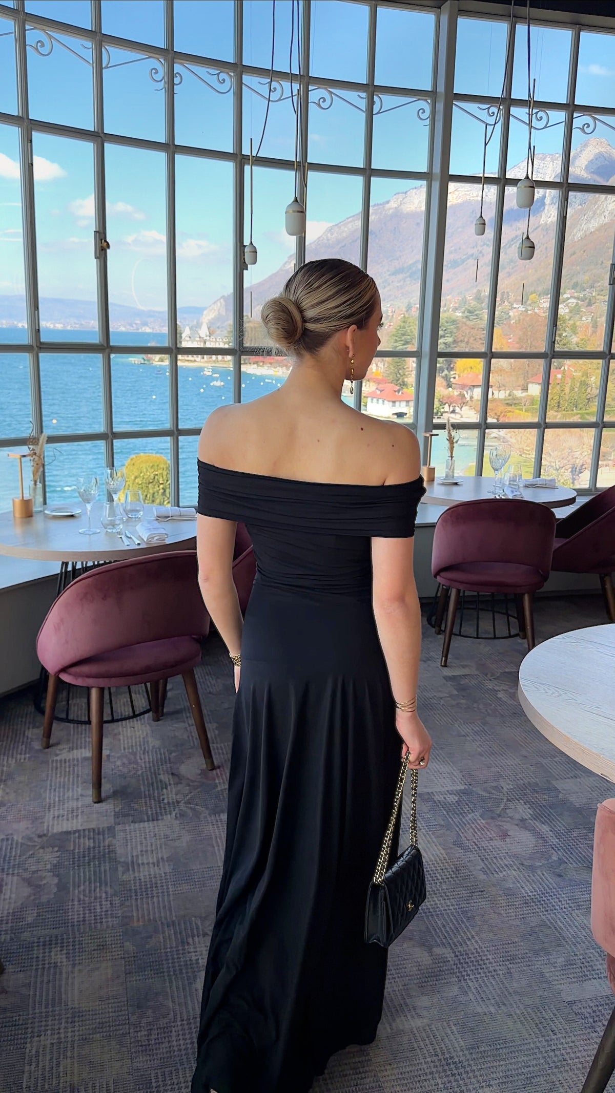 IRIS DRESS - BLACK