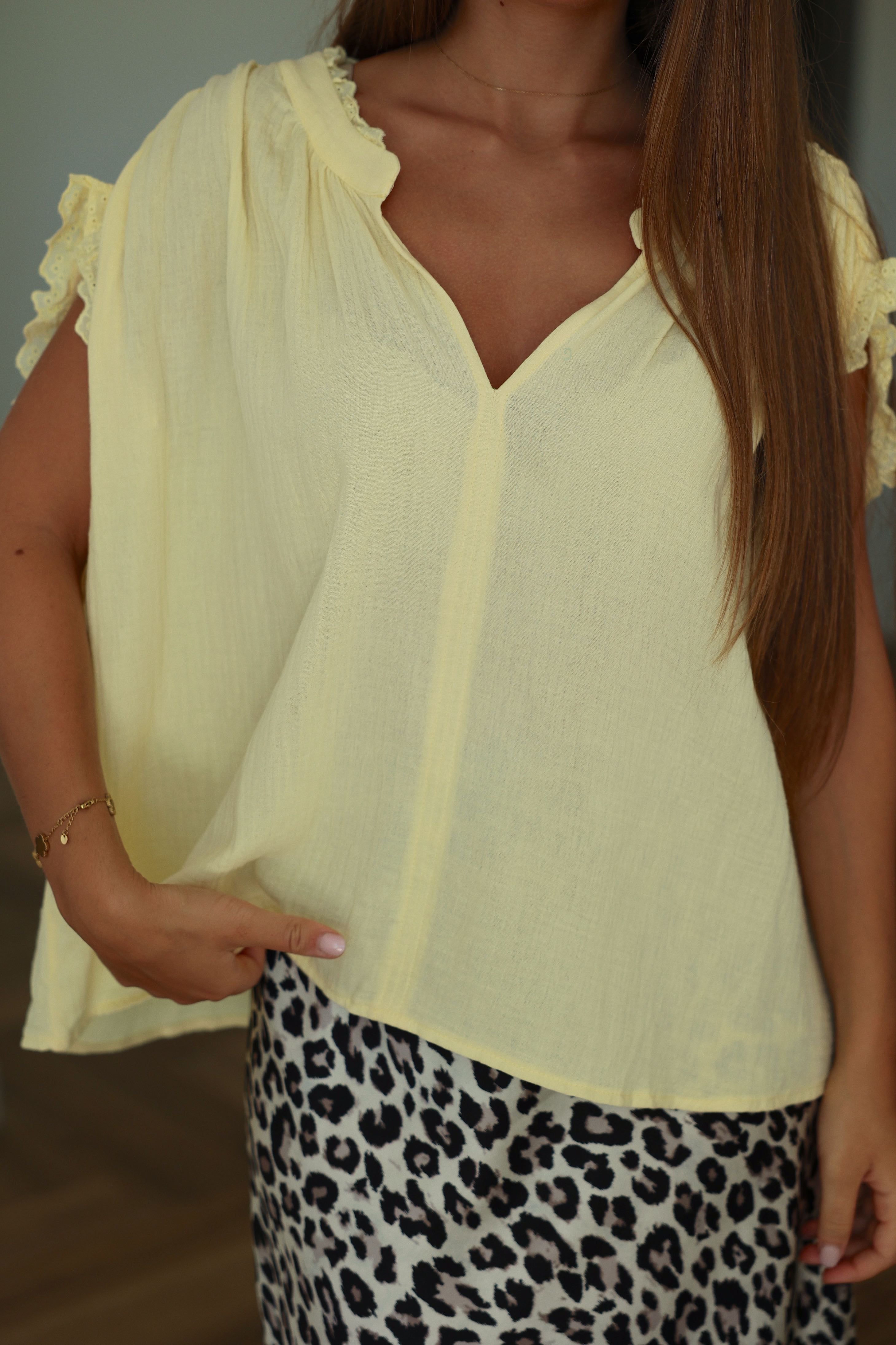 JENNA BLOUSE - YELLOW