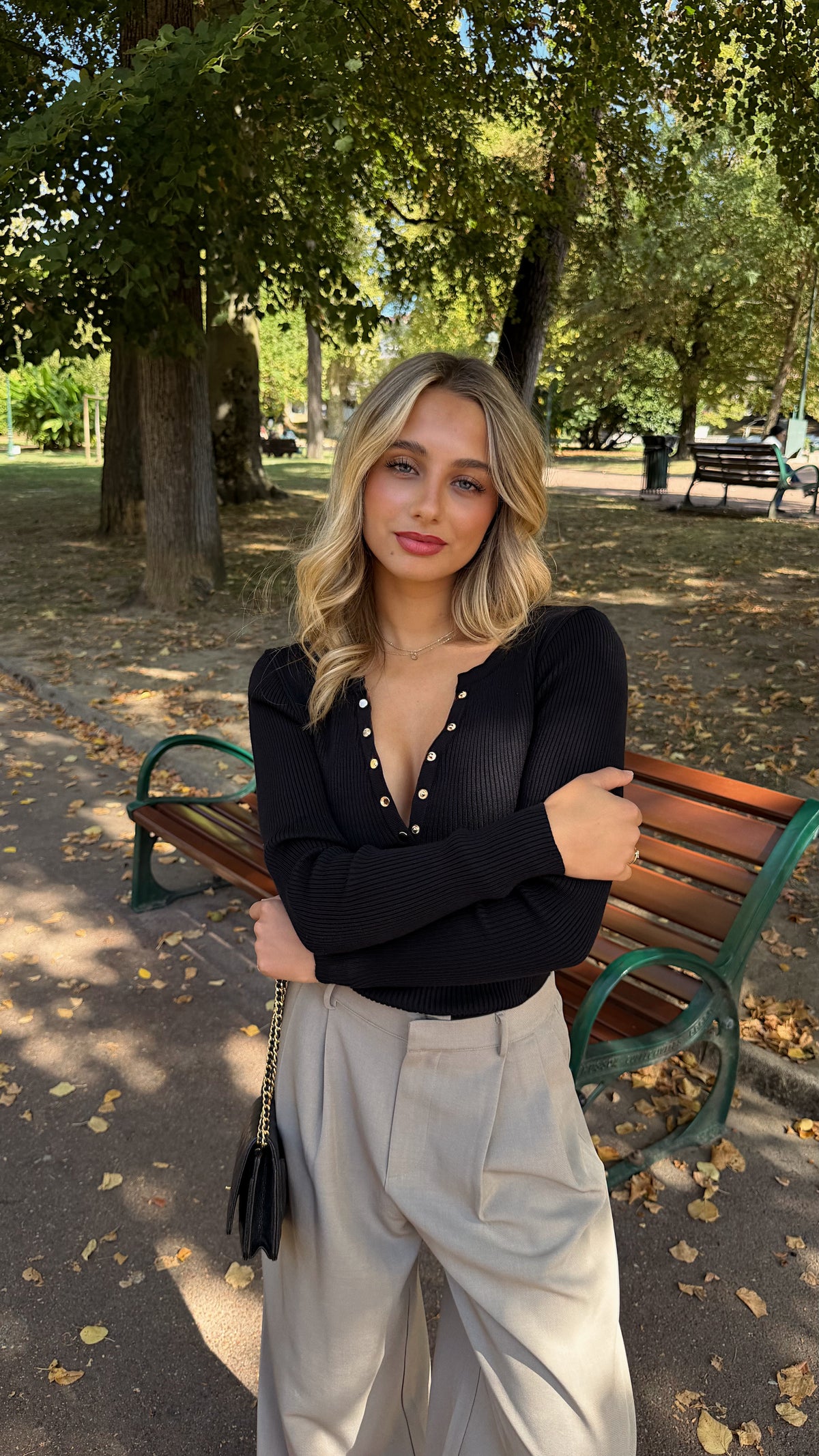 NAOMI TOP - BLACK