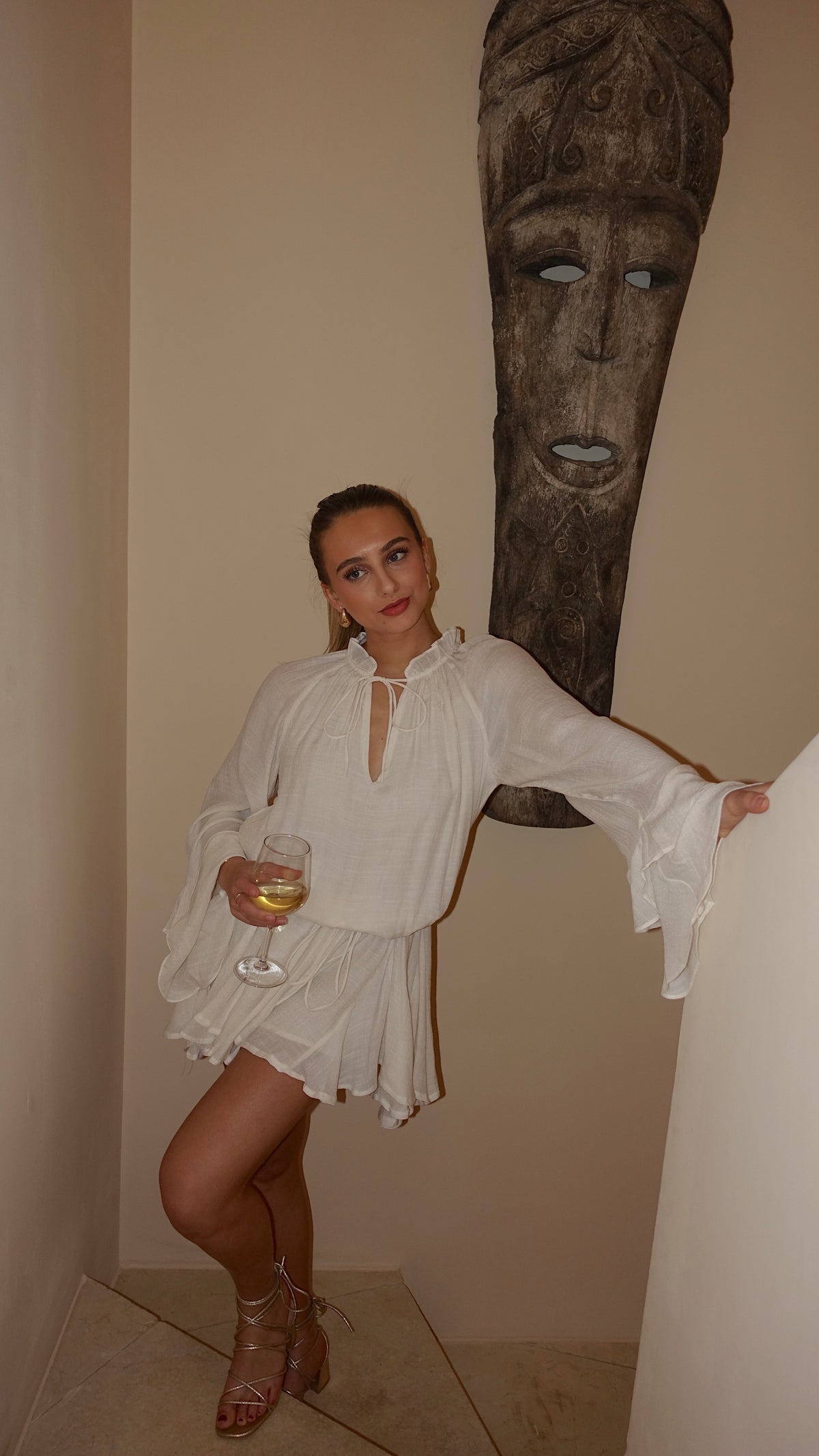 ROBE ISIS - ÉCRU