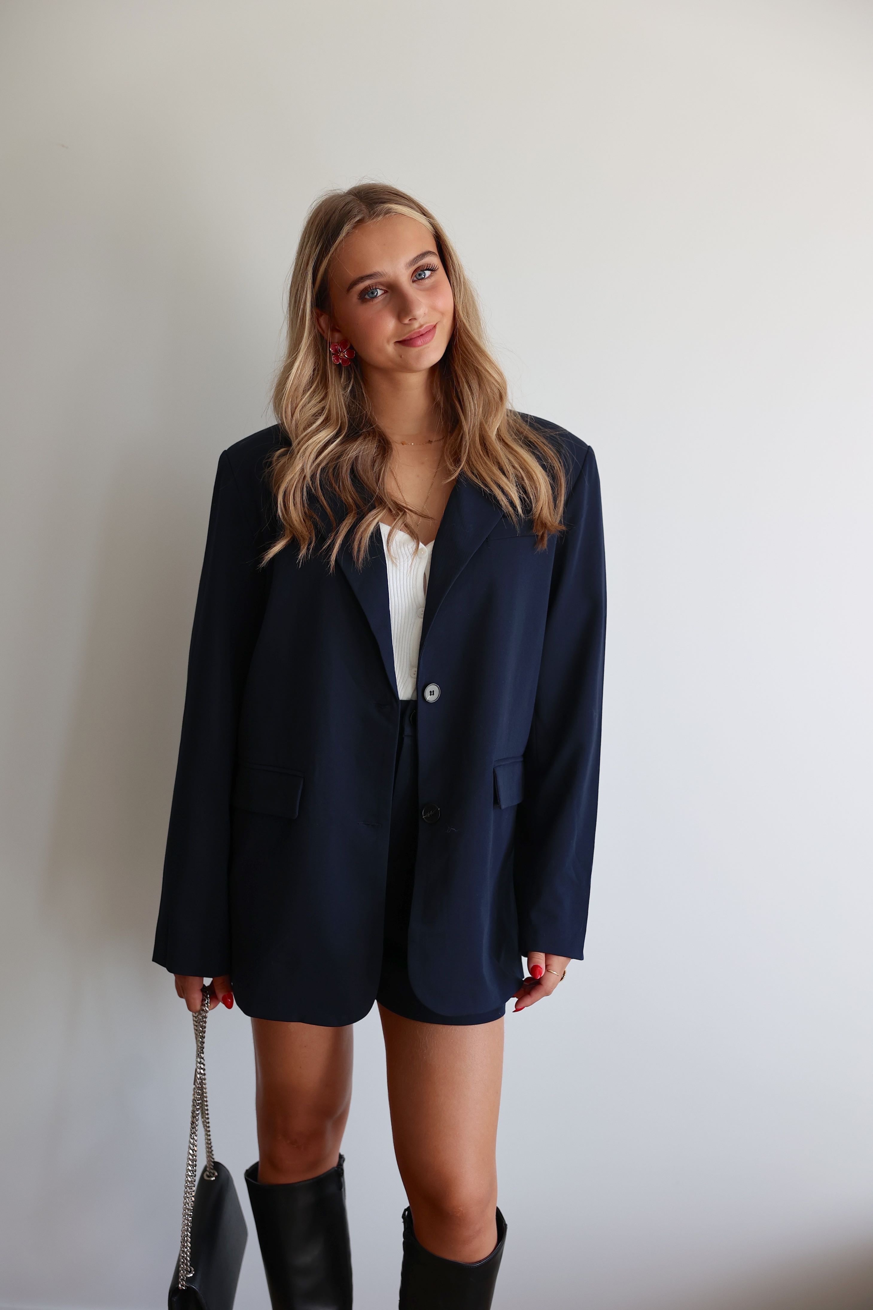 BLAZER NONA - NAVY BLUE