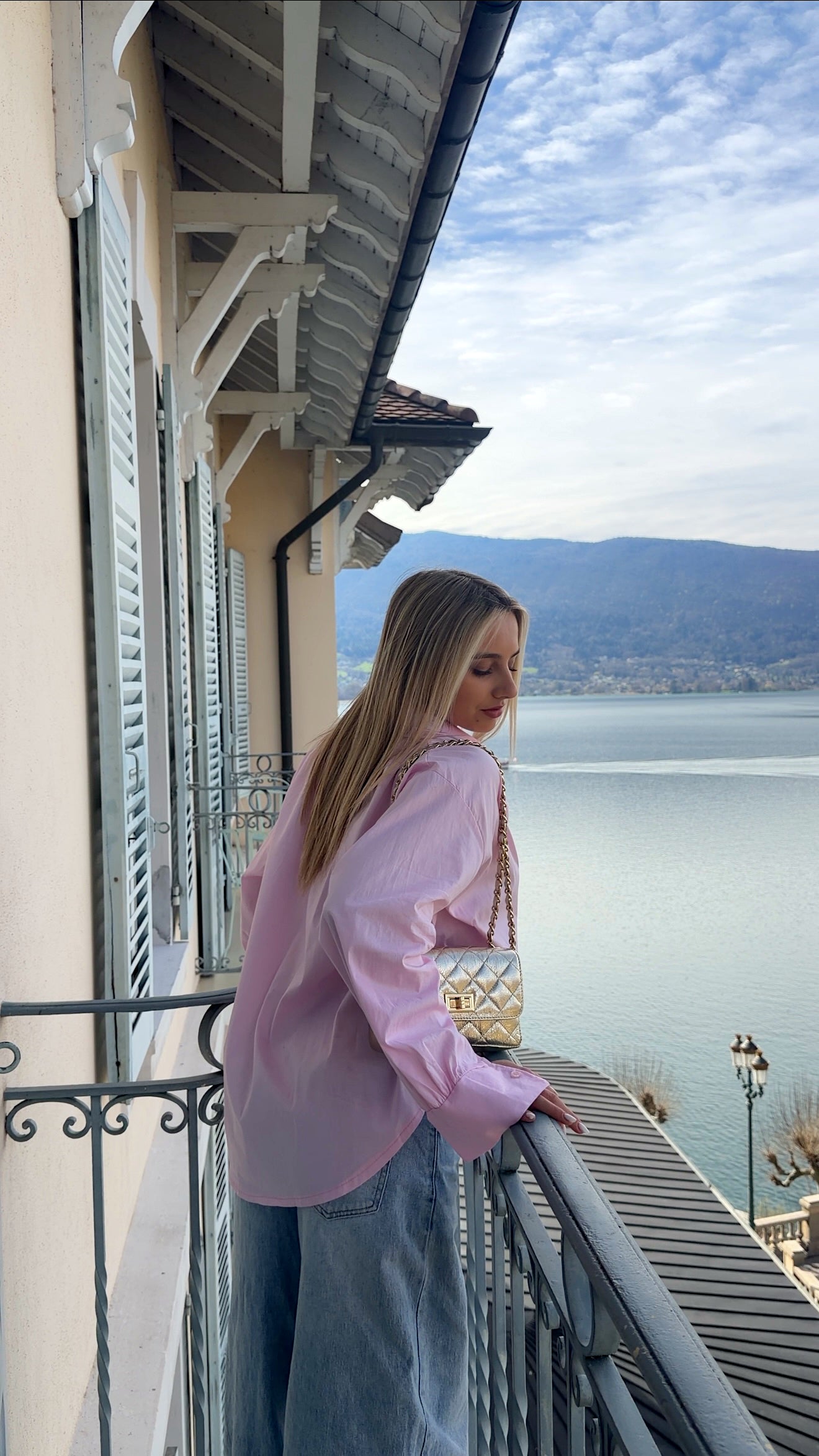 CHEMISE CAMILLE - ROSE