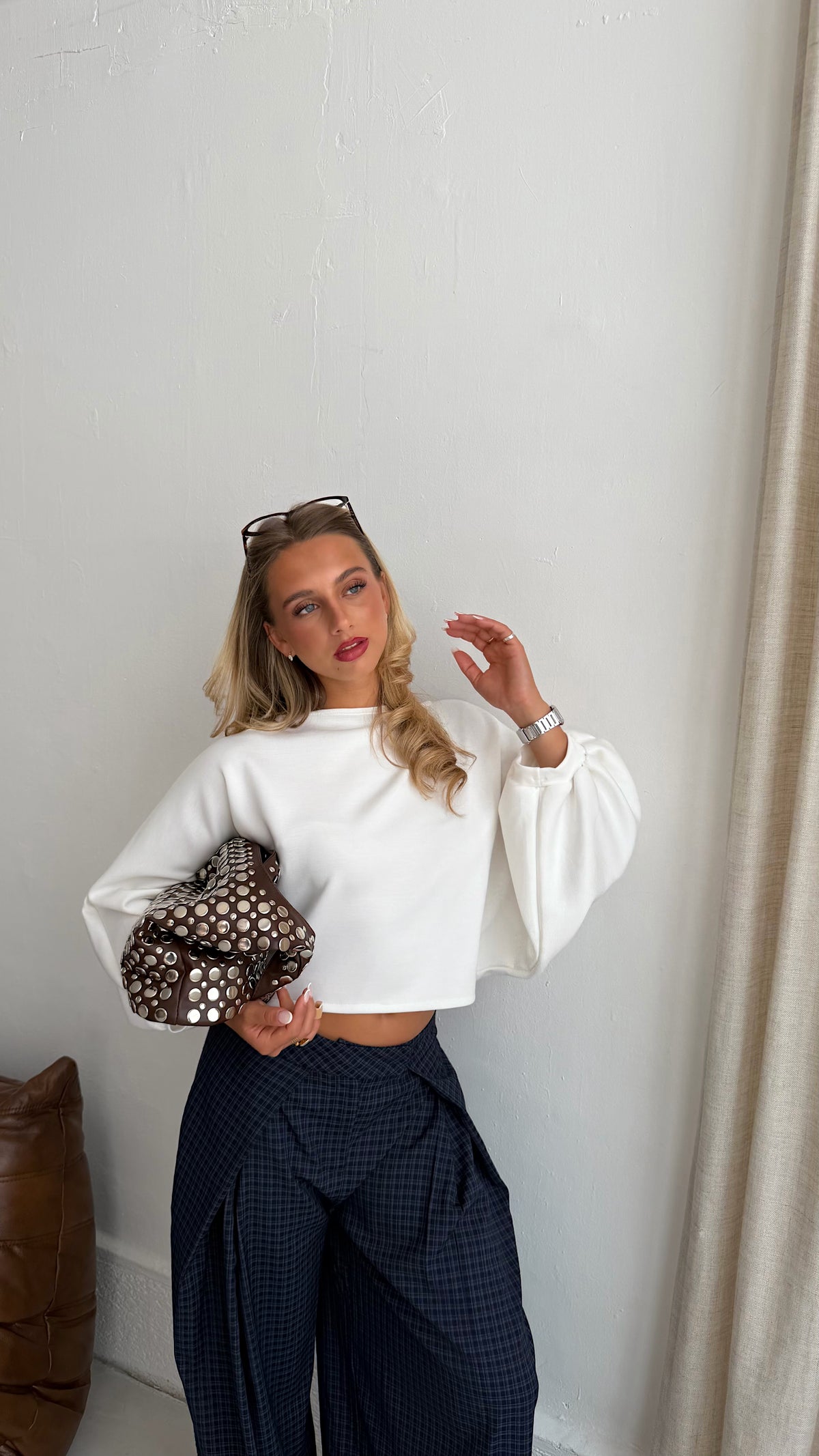 SWEAT MANON - BLANC