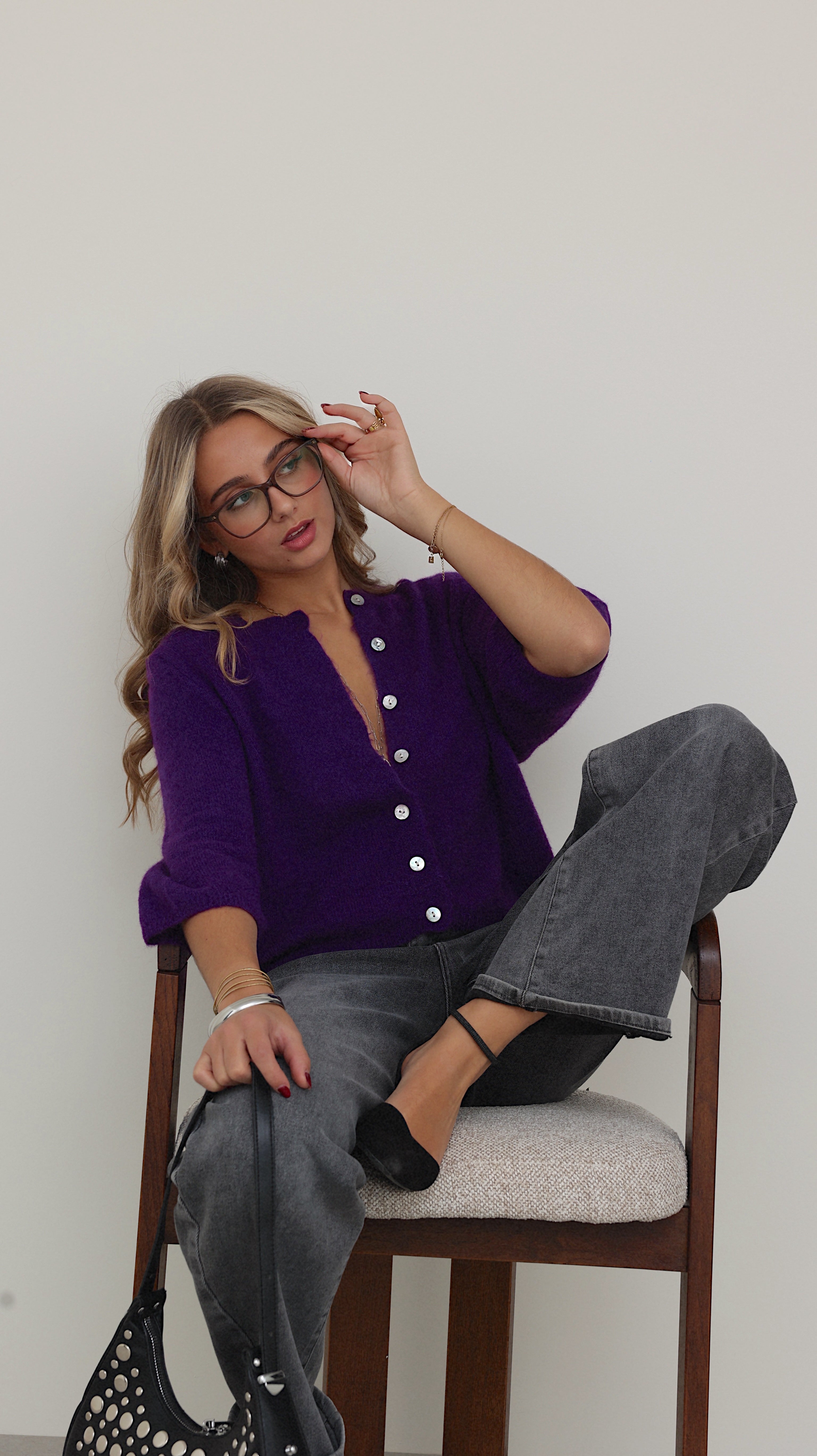 GILET MESSIA - VIOLET