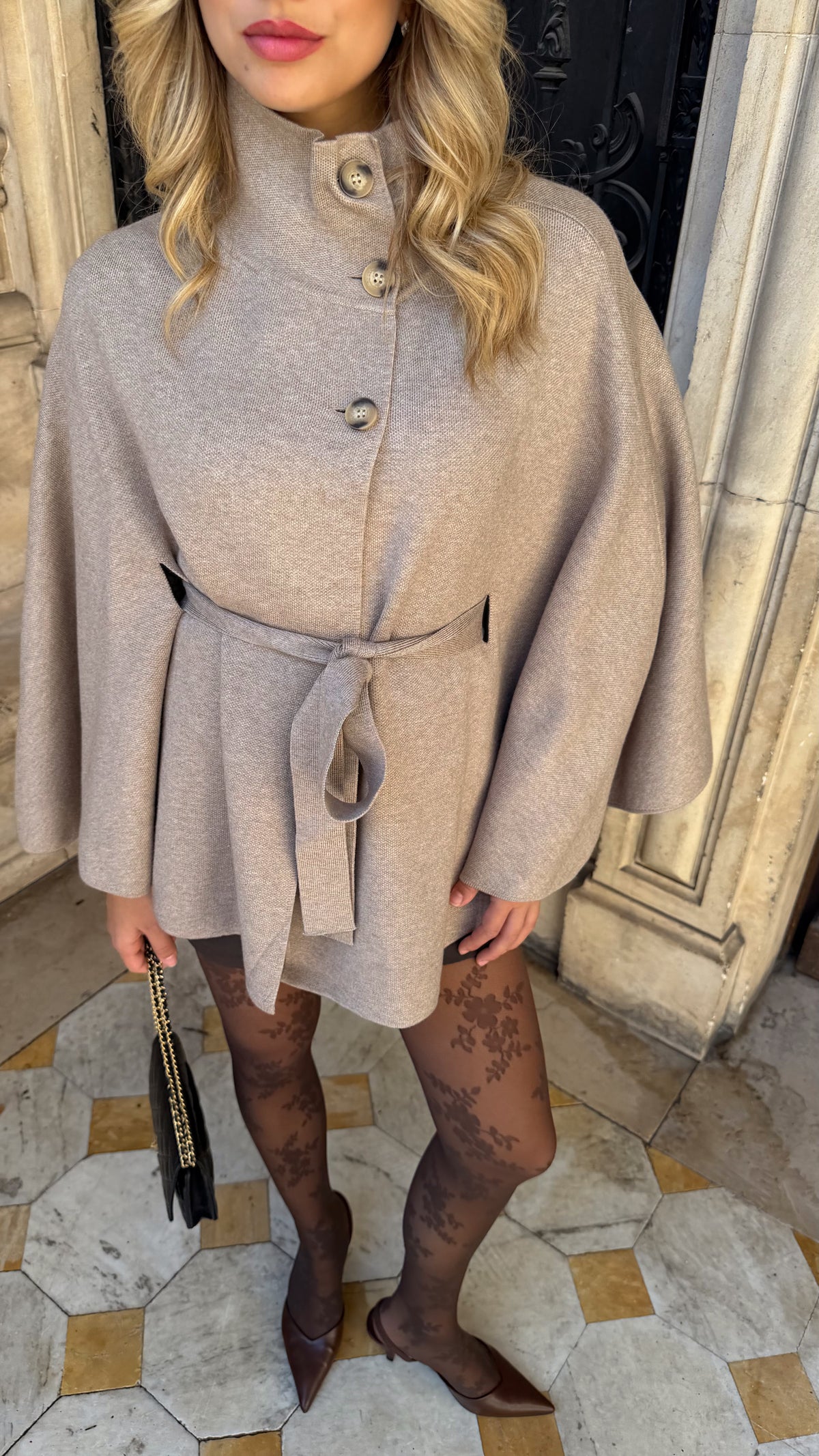 CAPE LEYNA - TAUPE