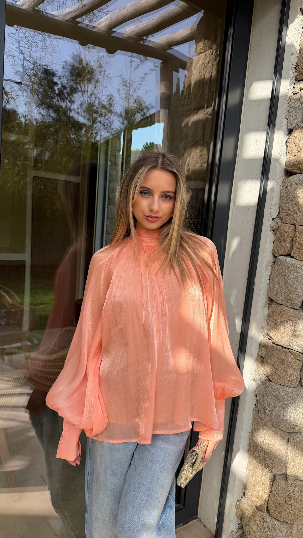BLOUSE PRUNE - ORANGE