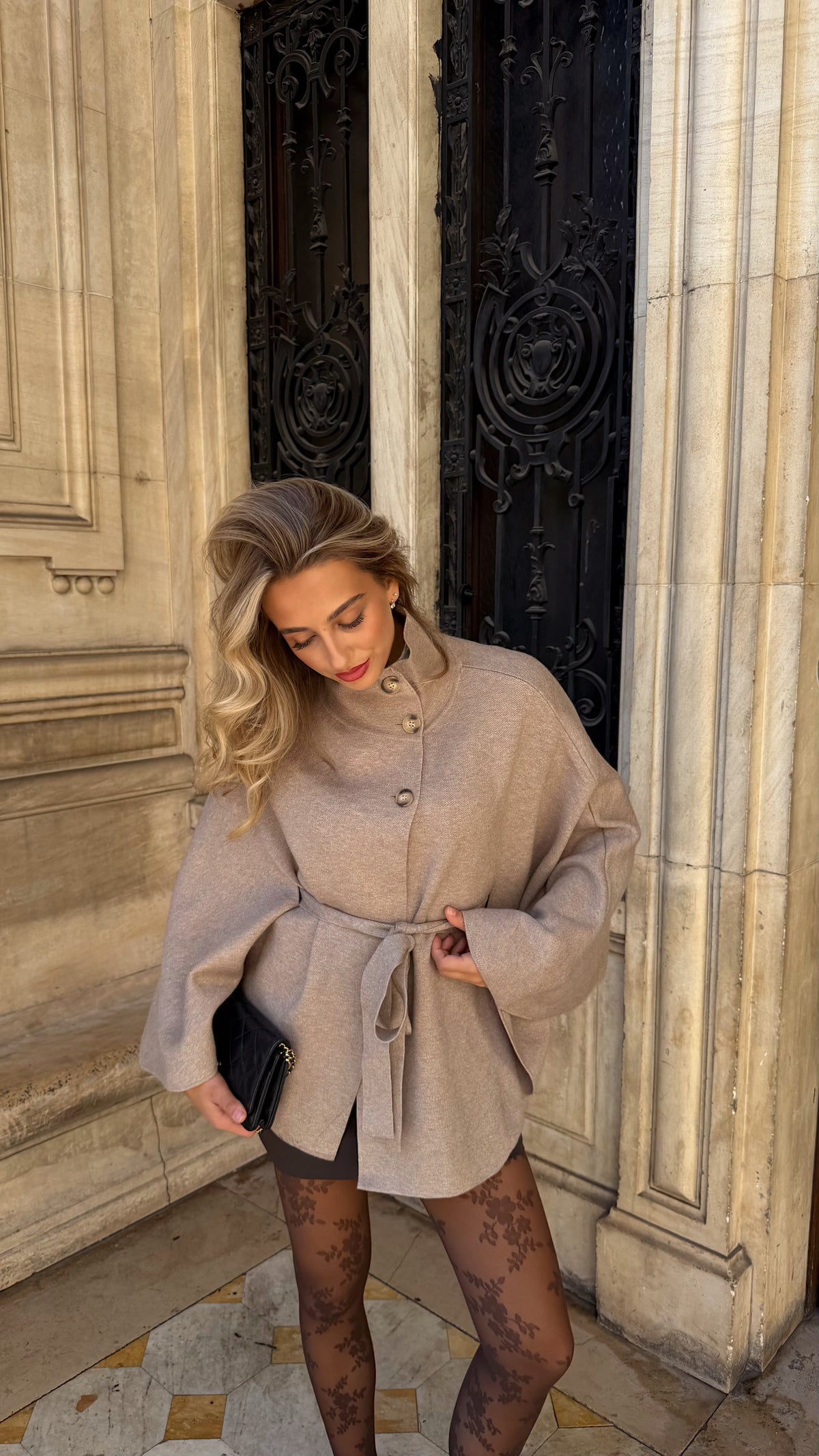CAPE LEYNA - TAUPE