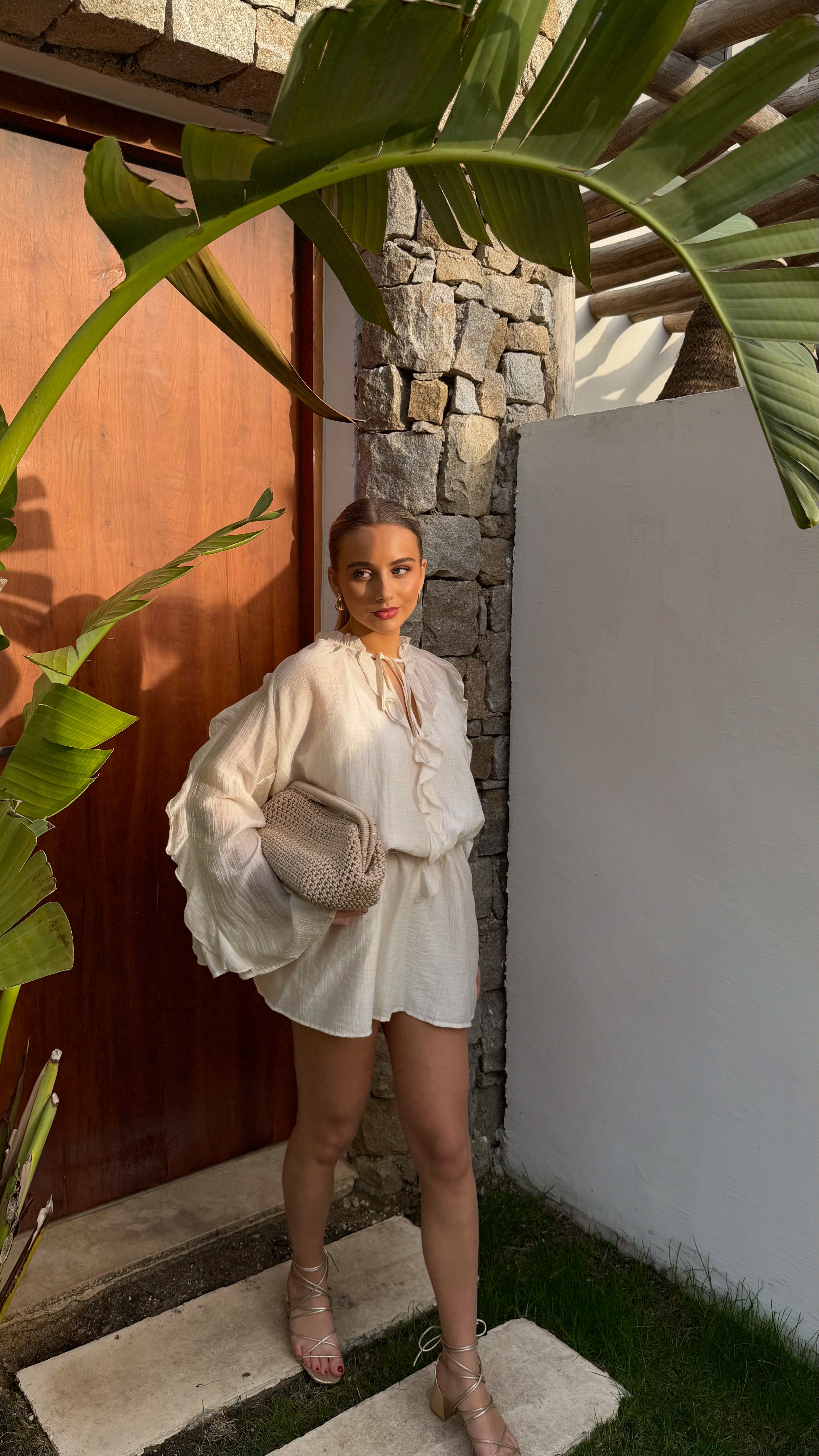 ROBE CAROLINE - ECRU