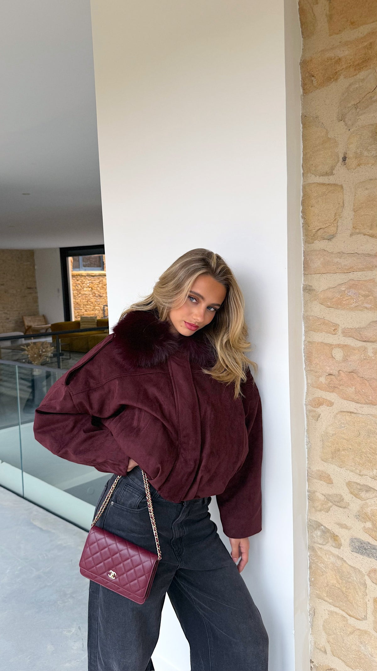 VESTE SOLYNE - BORDEAUX