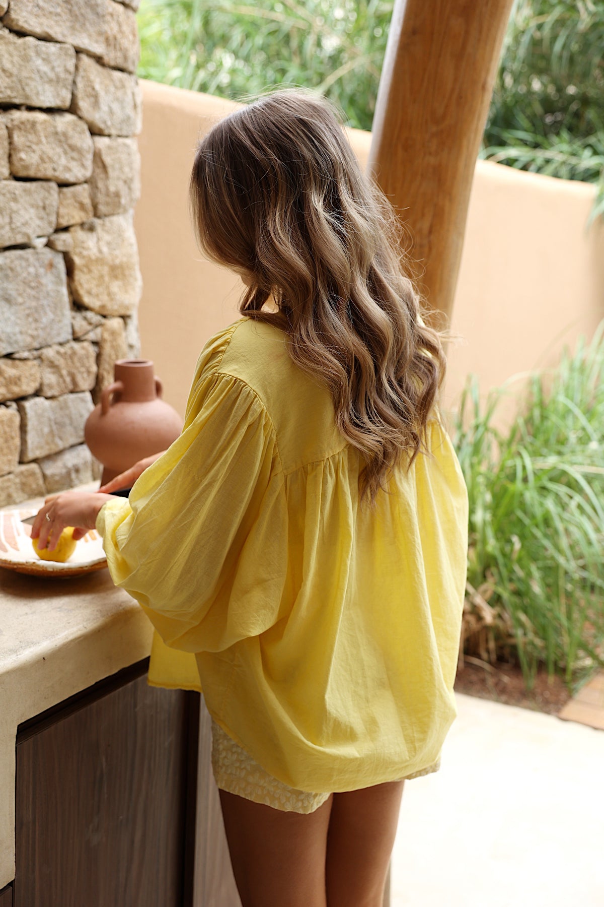CLÉA BLOUSE - YELLOW