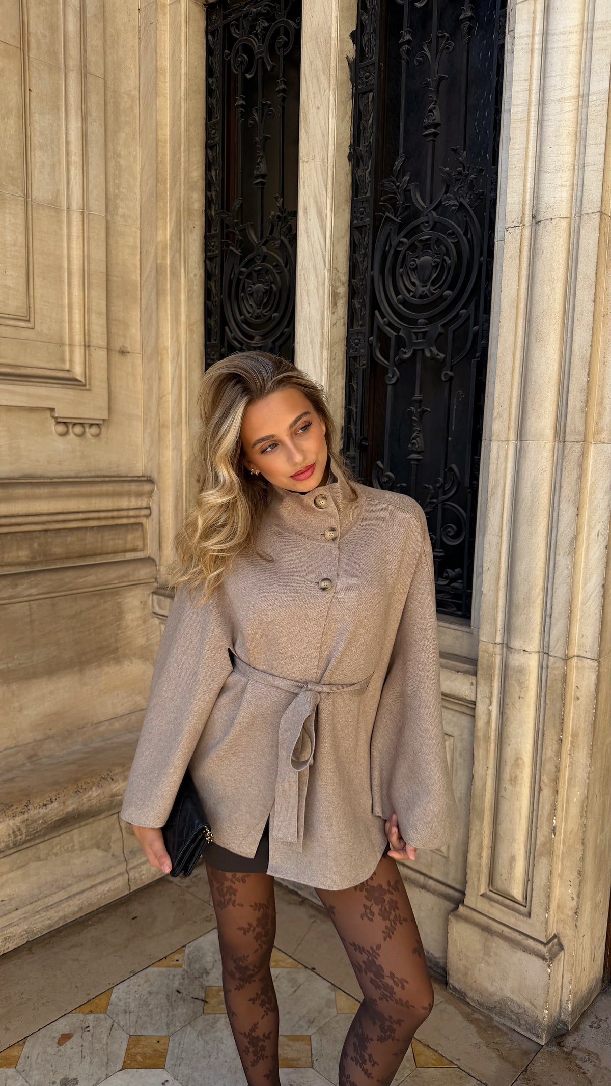 CAPE LEYNA - TAUPE